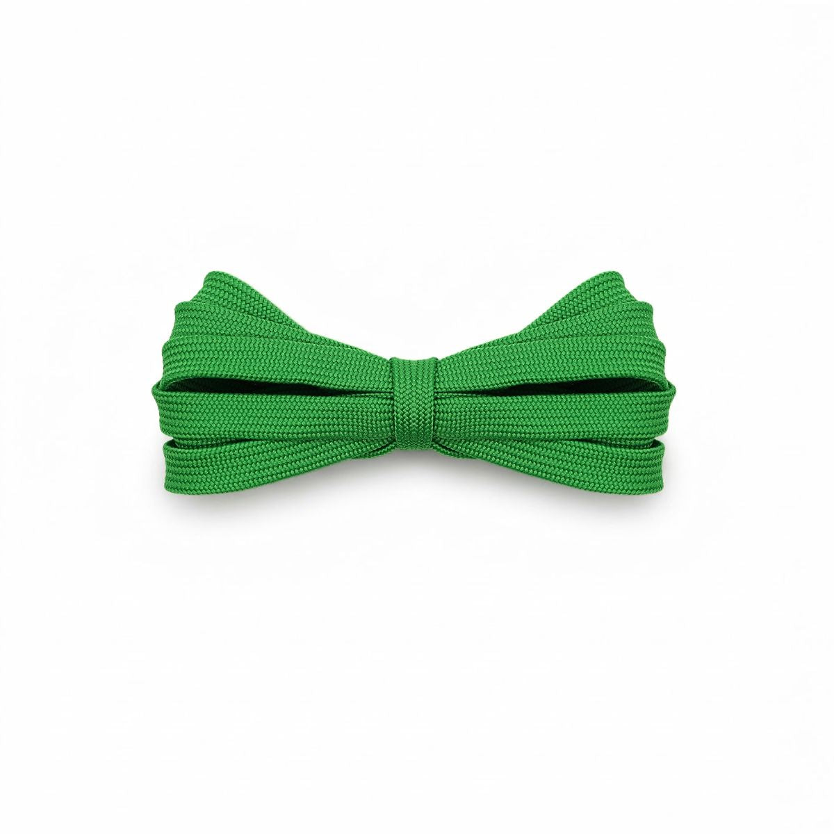 Green flat shoelaces for running shoes, soccer cleats, and lifestyle sneakers. Durable, comfortable, and stylish replacements laces.