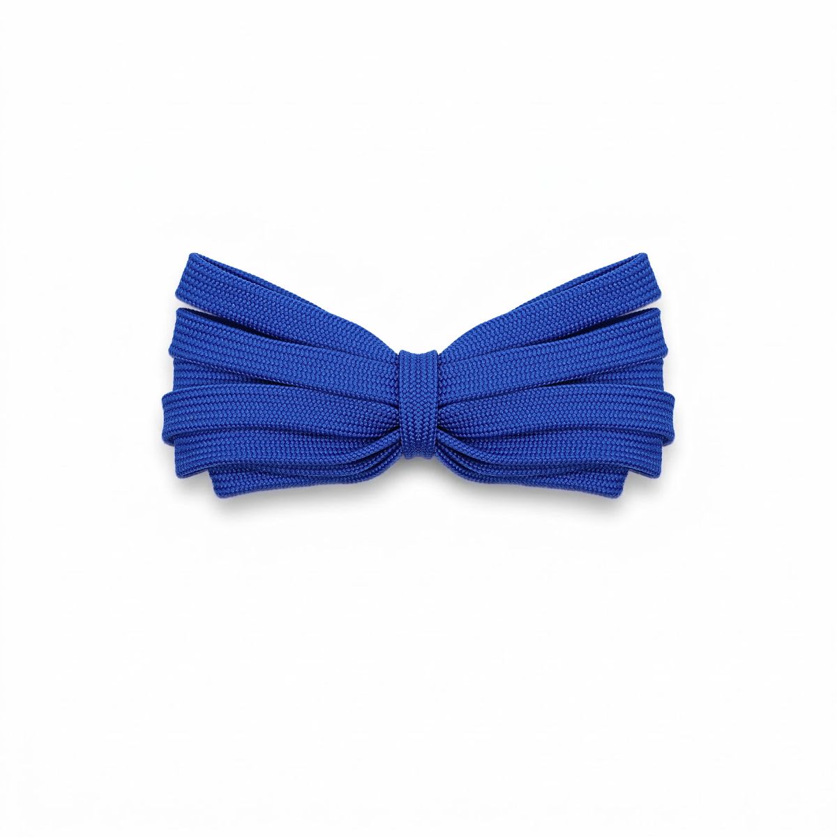 Royal blue flat shoelaces for running shoes, soccer cleats, and lifestyle sneakers. Durable, comfortable, and stylish replacements laces.