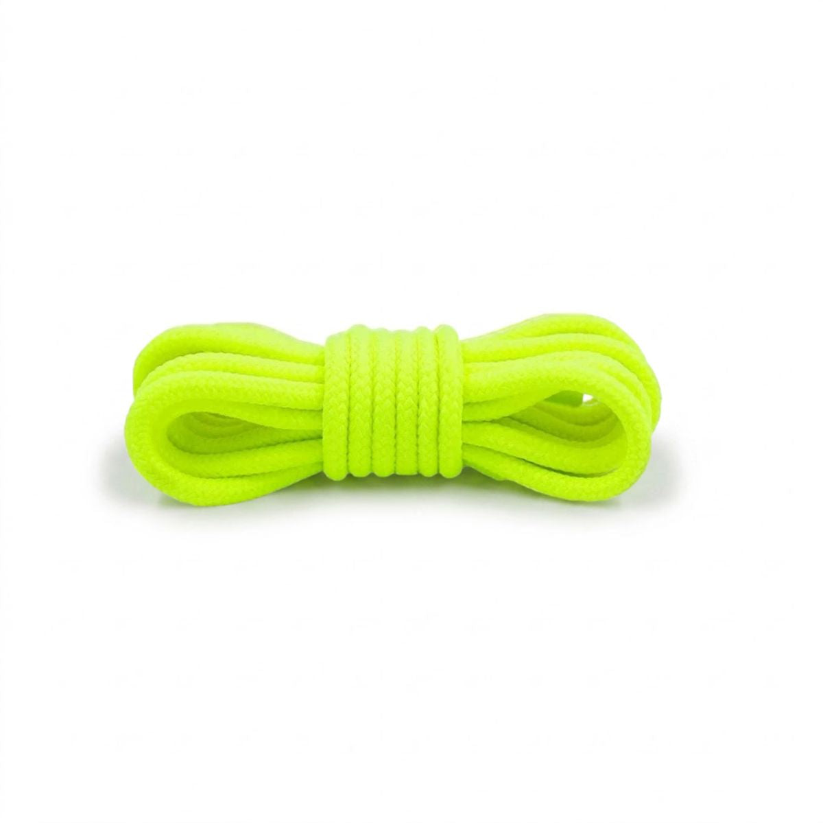 Fluorescent green replacement laces for Nike Air Max 95 sneakers, round shoelaces by Kicks Shoelaces