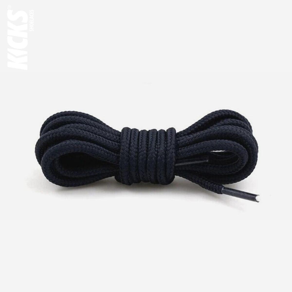 Dark Blue replacement laces for Nike Air Max 95 sneakers, round shoelaces by Kicks Shoelaces