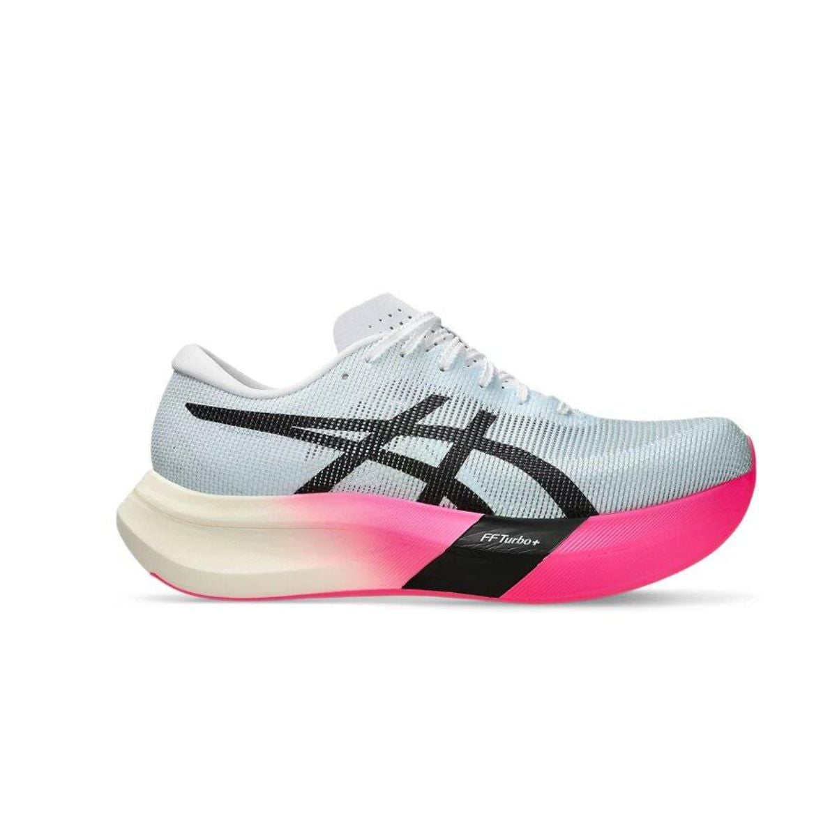 Replacement sawtooth laces for Asics Metaspeed Sky Paris running shoes by Kicks Shoelaces