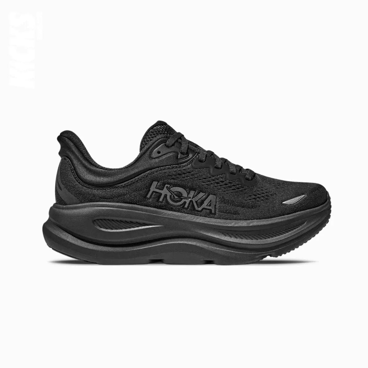 Replacement laces for Hoka Bondi 9 running shoes, designed for all-day comfort and support by Kicks Shoelaces.