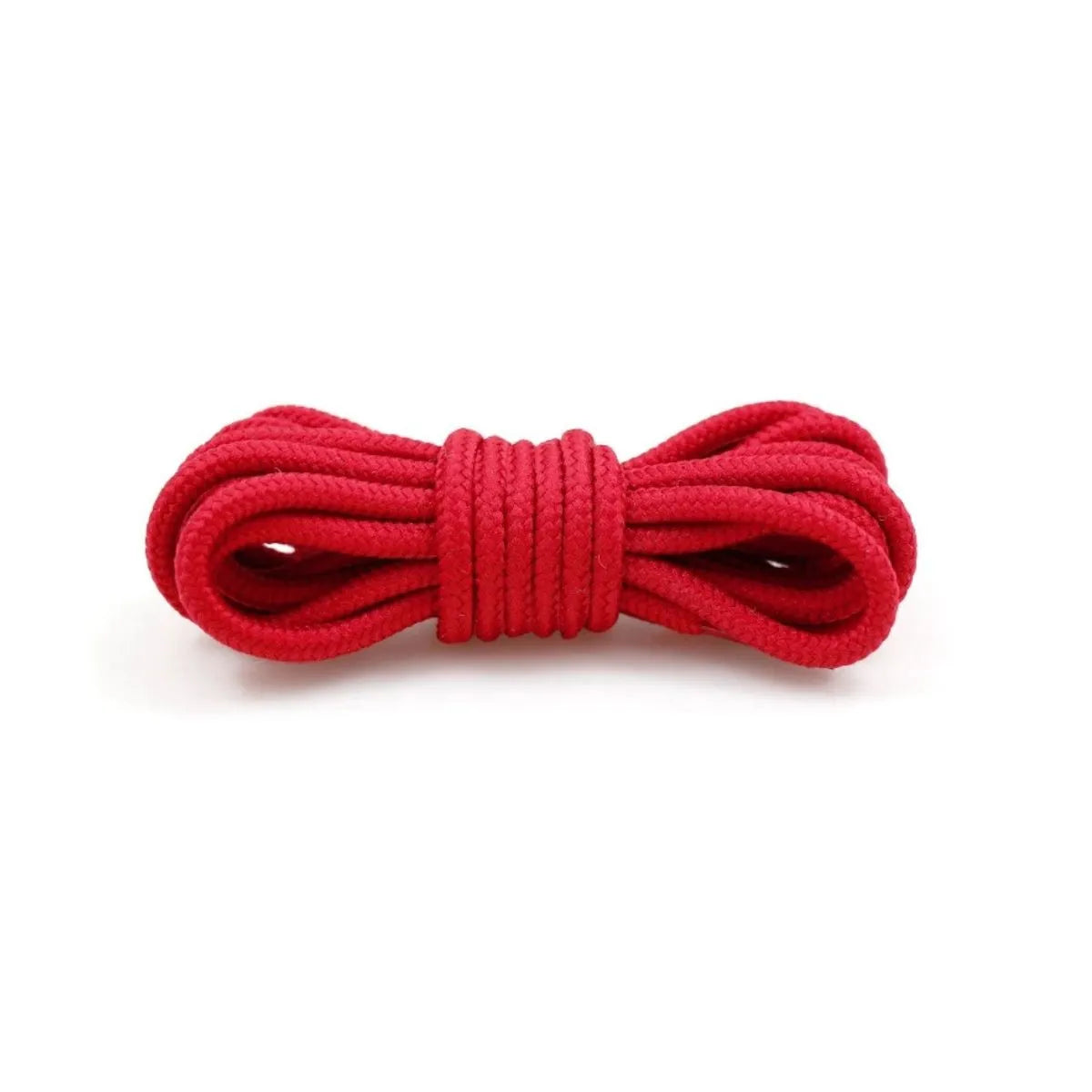 Red replacement laces for Jordan 12 basketball shoes, round shoelaces by Kicks Shoelaces