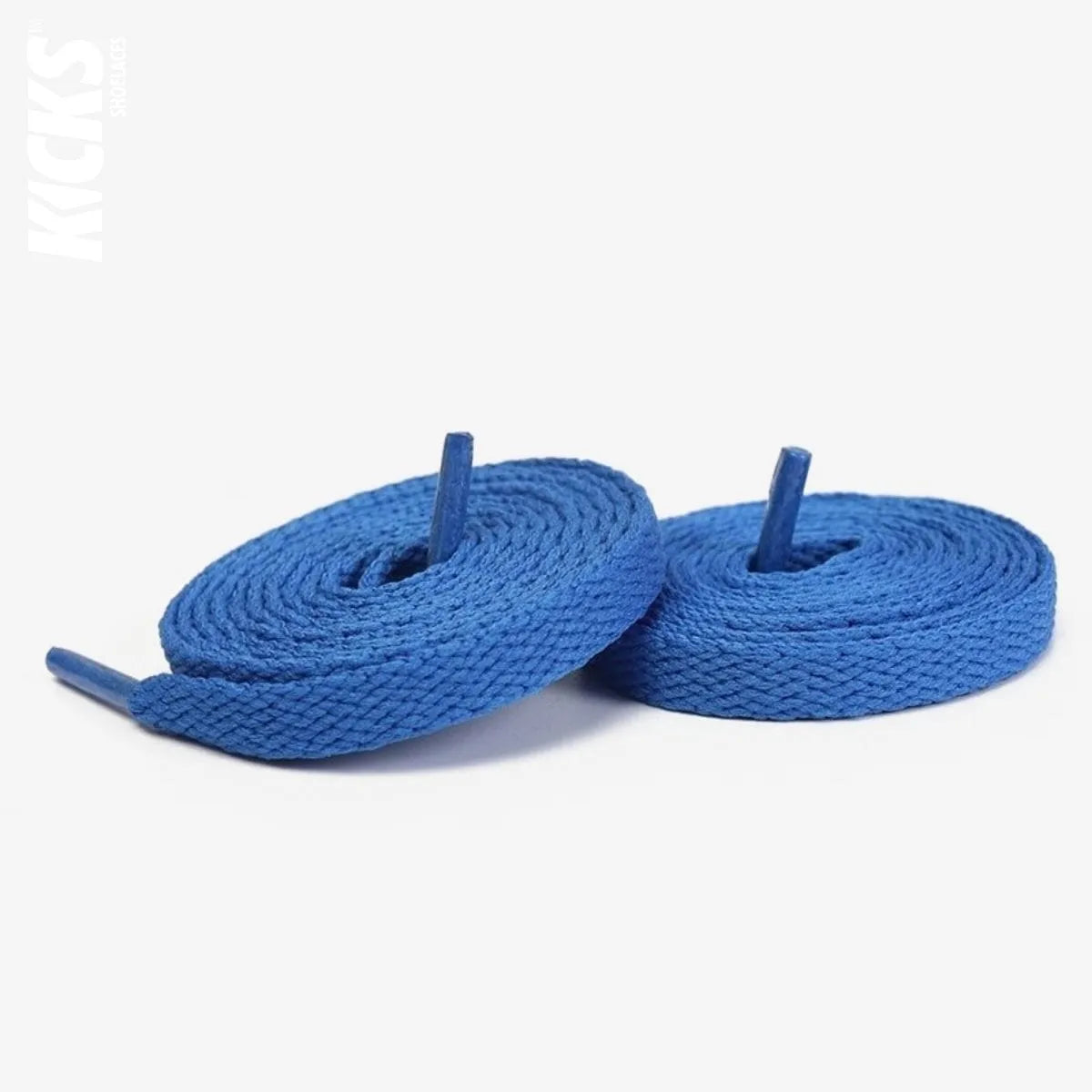 Royal blue replacement laces for Nike Air Jordan 3 sneakers by Kicks Shoelaces