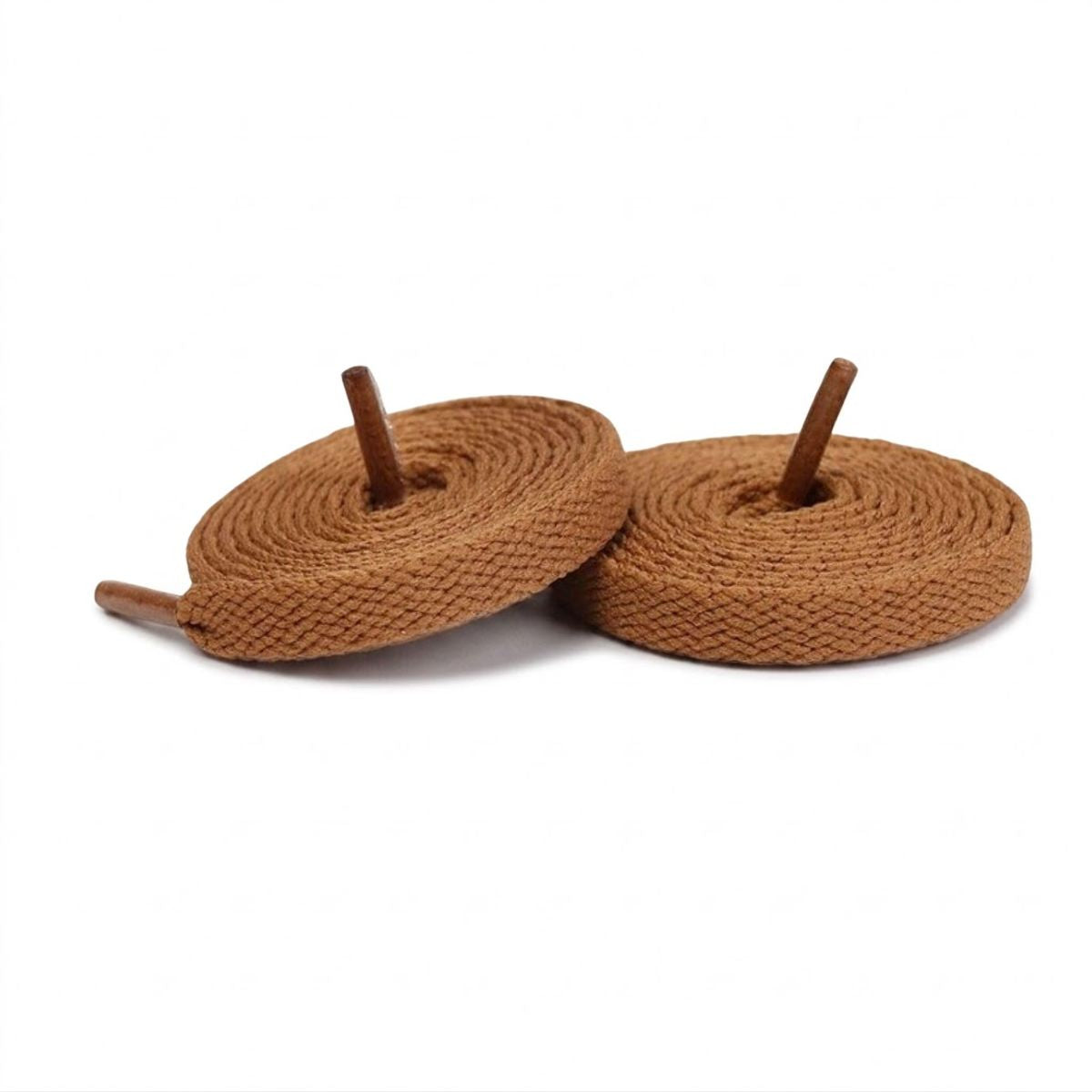 Brown replacement laces for Nike Air Jordan 5 sneakers by Kicks Shoelaces