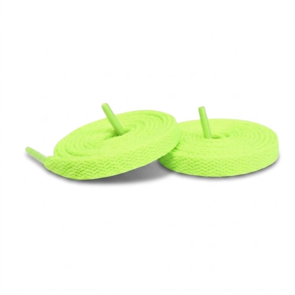 Fluorescent green replacement laces for Nike Air Jordan 5 sneakers by Kicks Shoelaces