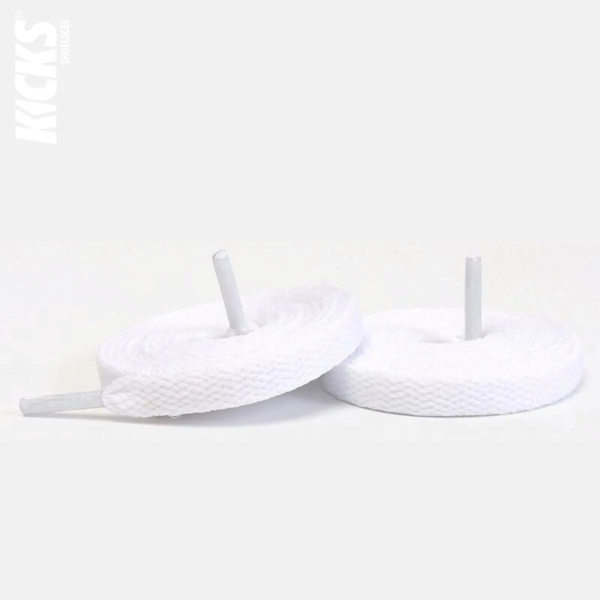 White sneaker laces for Nike Air Jordan 6 by Kicks Shoelaces