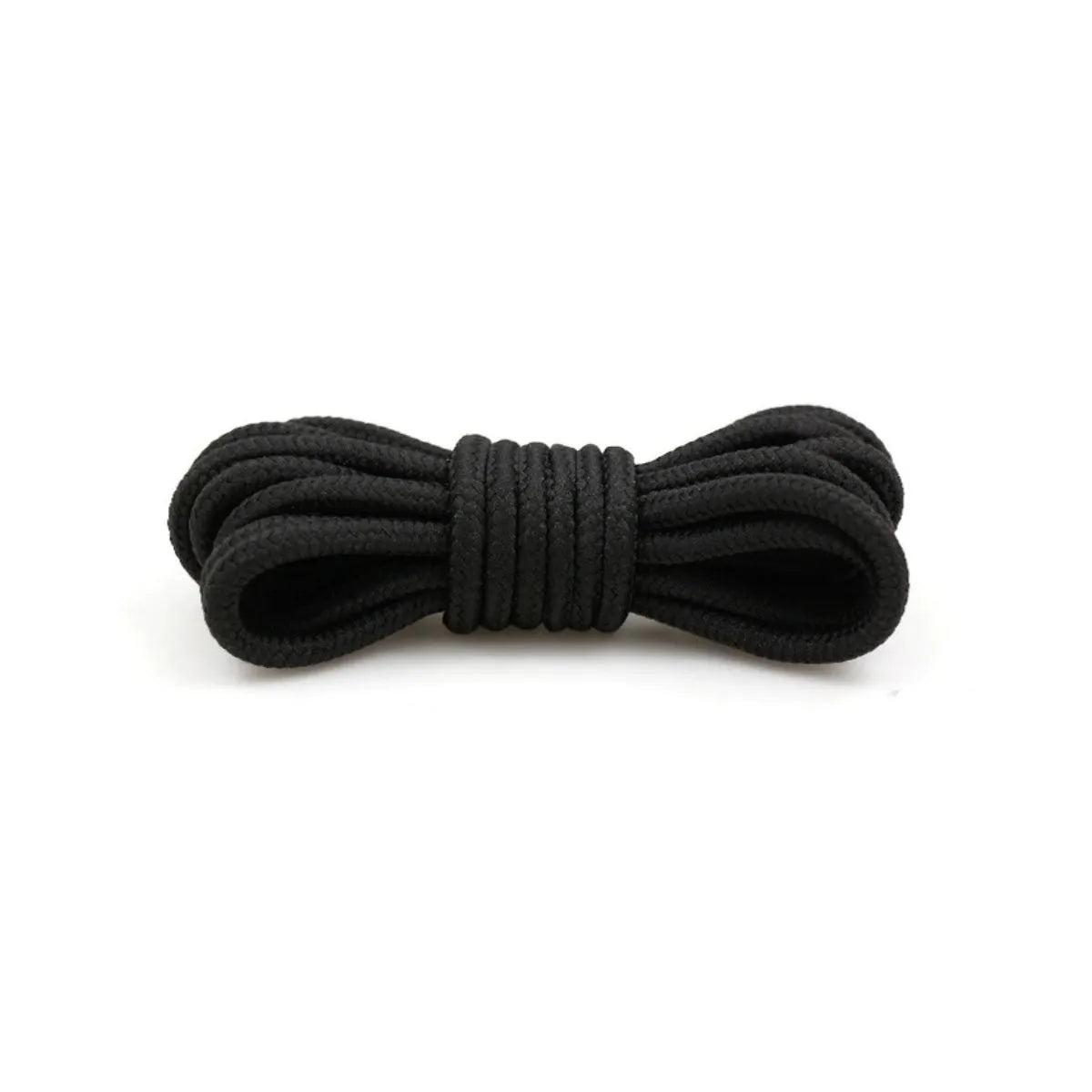 Black replacement laces for Jordan Flight Club 91 sneakers, round shoelaces by Kicks Shoelaces