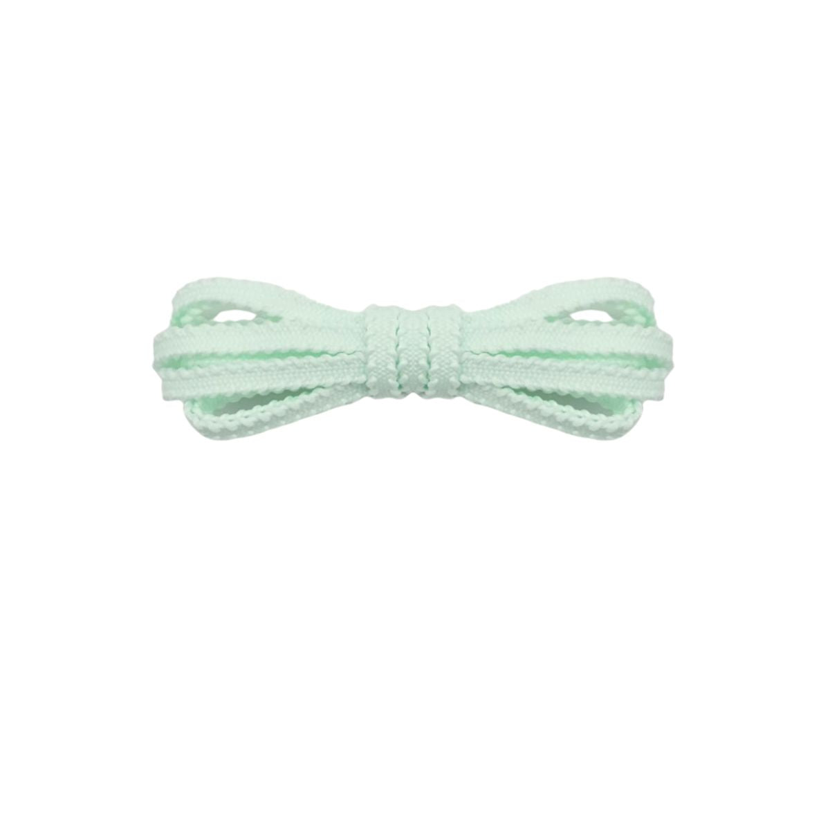 Mint green sawtooth laces for Asics Megablast running shoes by Kicks Shoelaces