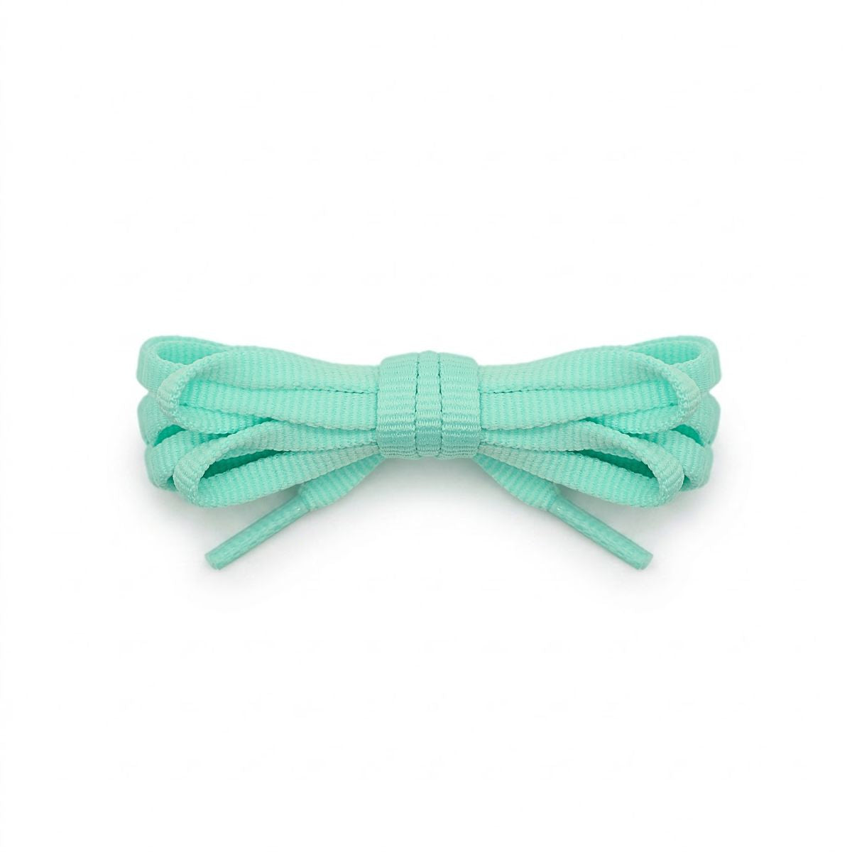 Mint shoelaces for running shoes, durable and secure replacement laces designed for daily runs and training by Kicks Shoelaces.