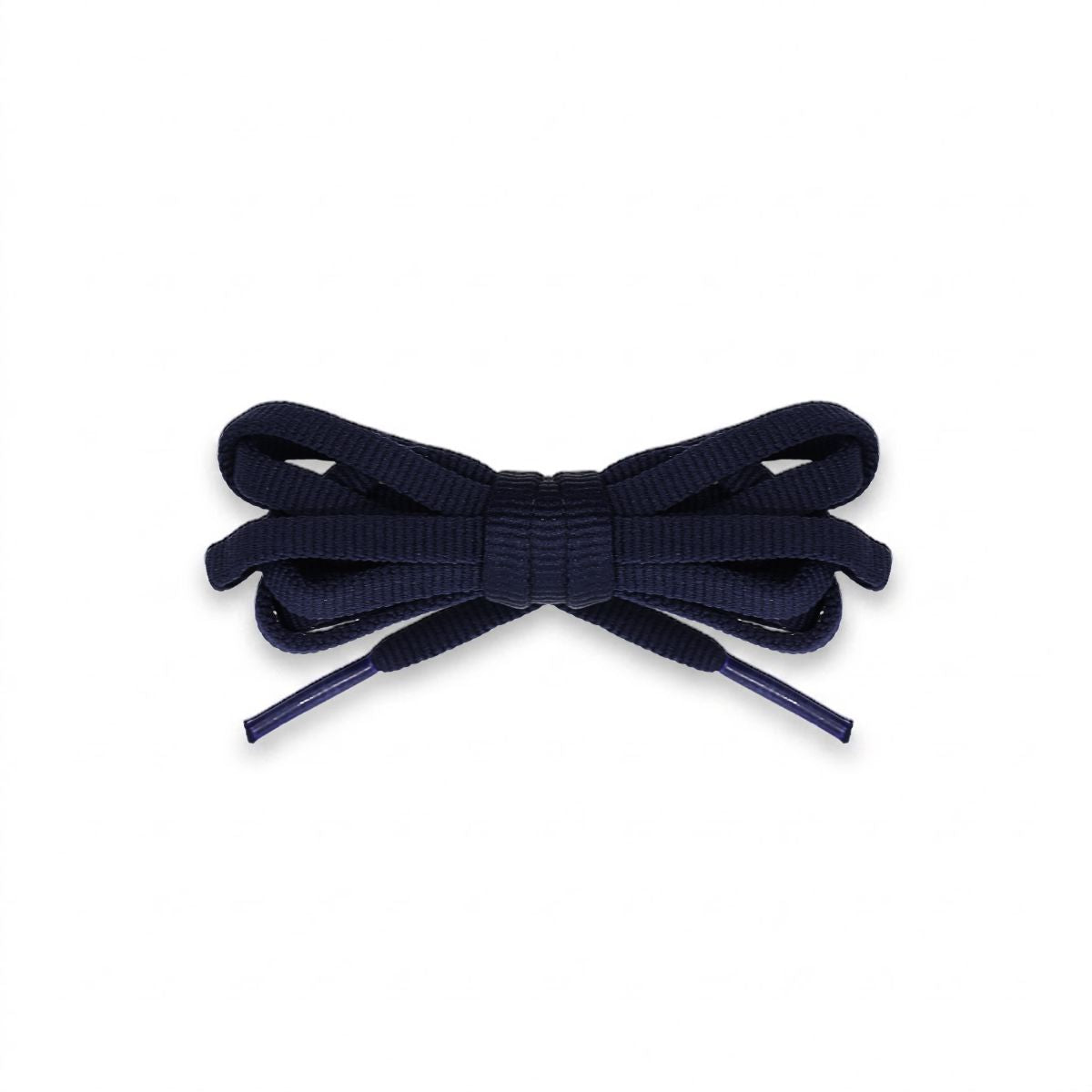 Navy blue replacement laces for Hoka Bondi 8 running shoes, durable laces designed for all-day comfort by Kicks Shoelaces.