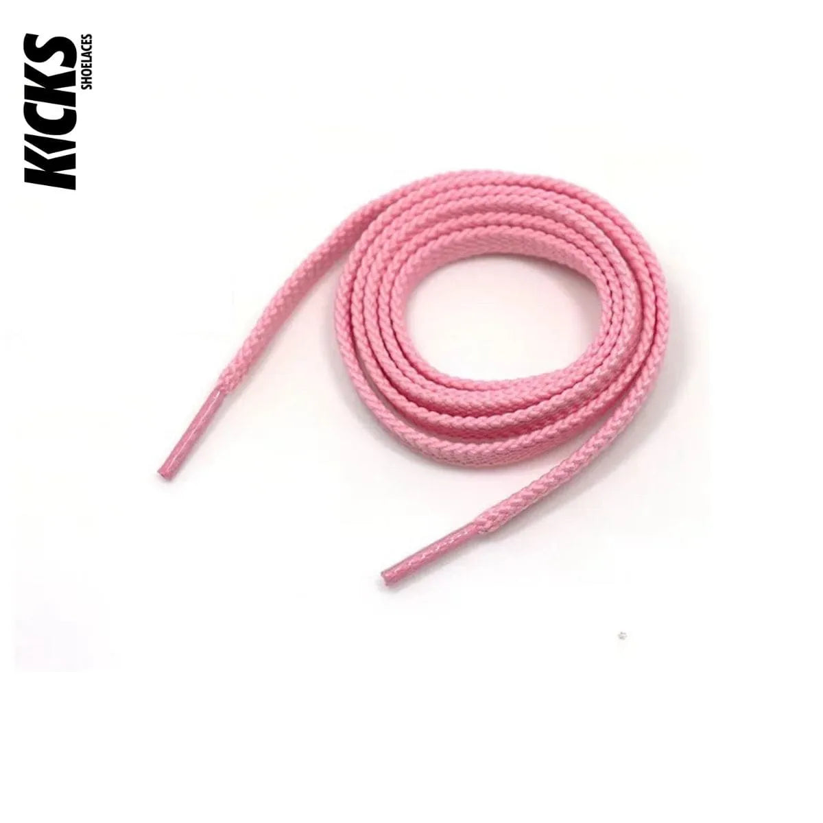 Pink sneaker laces for New Balance 991 shoes and trainers by Kicks Shoelaces