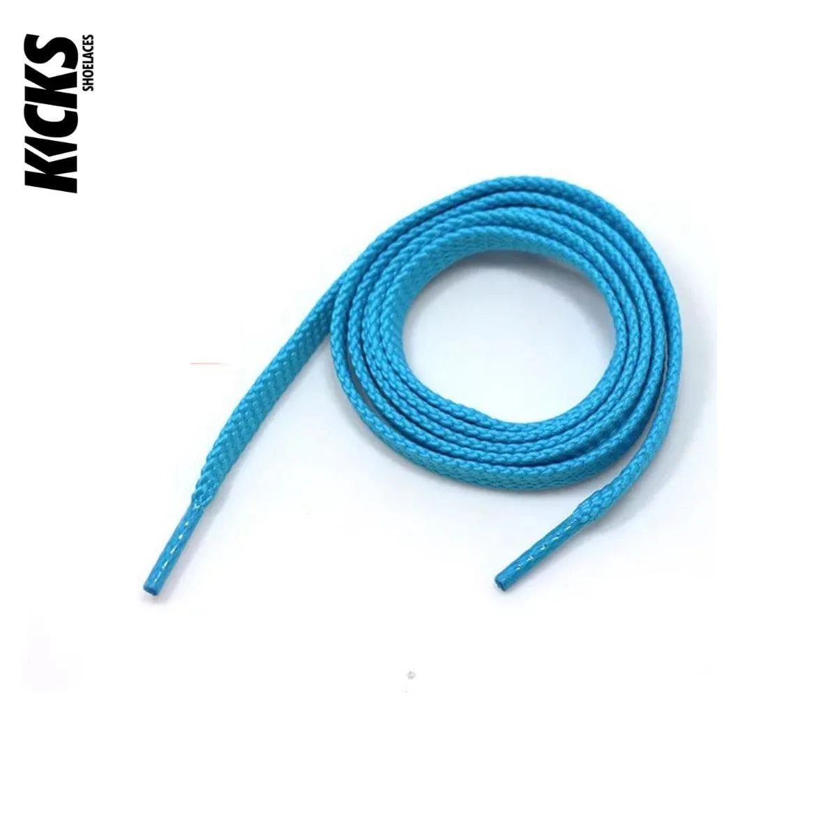 Sky blue sneaker laces for New Balance 991 shoes and trainers by Kicks Shoelaces