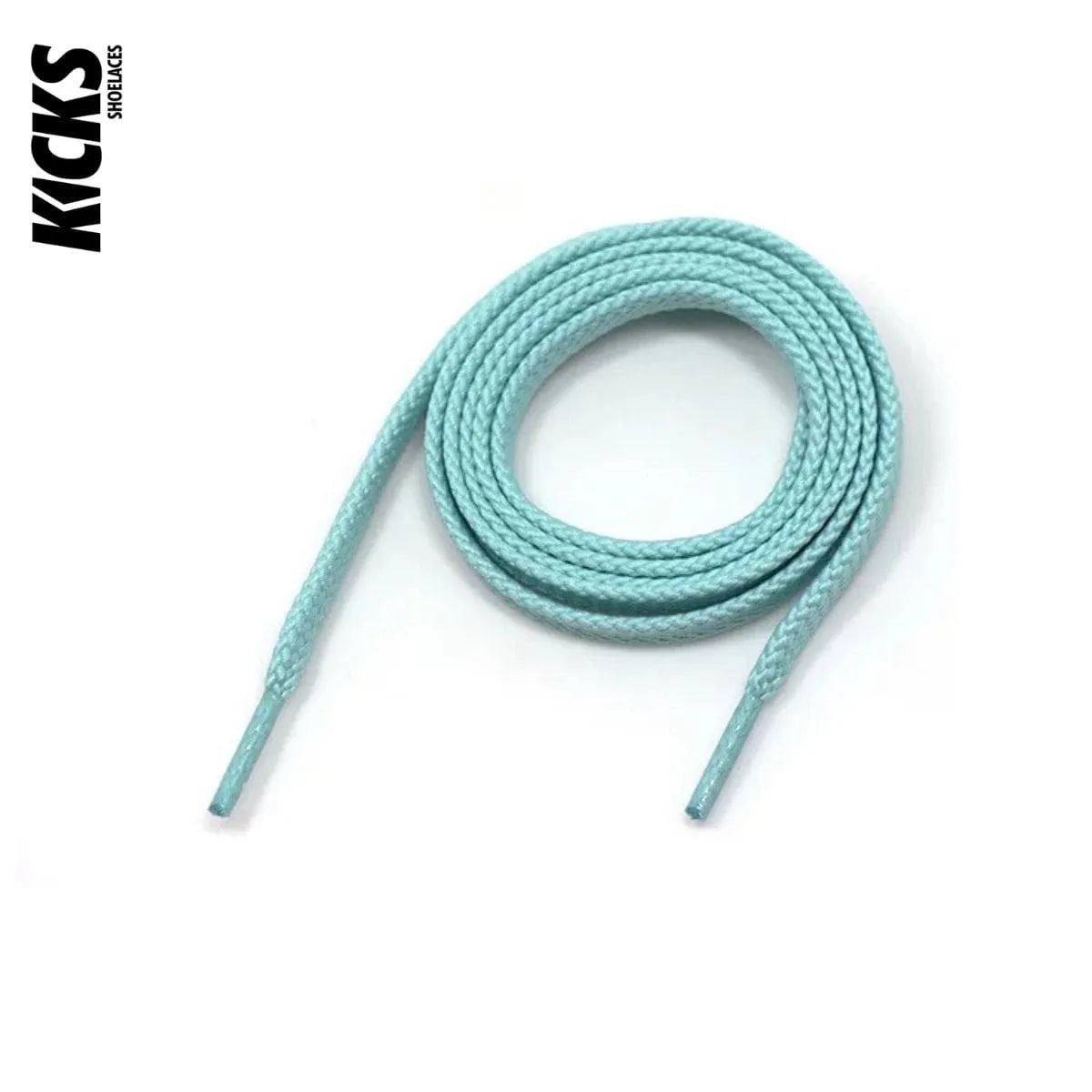 Light blue sneaker laces for New Balance 996 shoes and trainers by Kicks Shoelaces