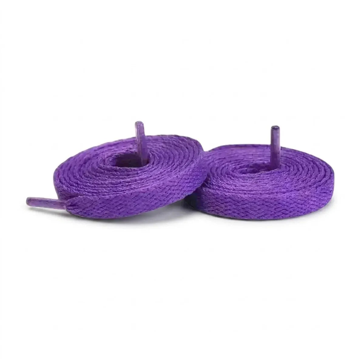 Purple flat replacement shoelaces for Nike Cortez sneakers by Kicks Shoelaces