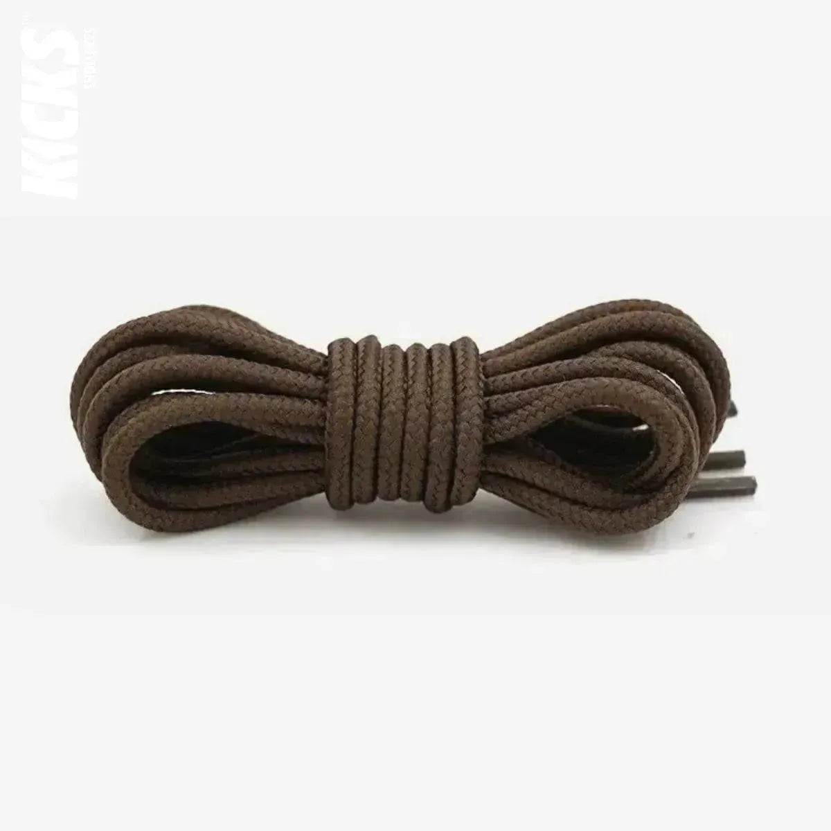 Brown replacement laces for Nike golf shoes, round shoelaces by Kicks Shoelaces