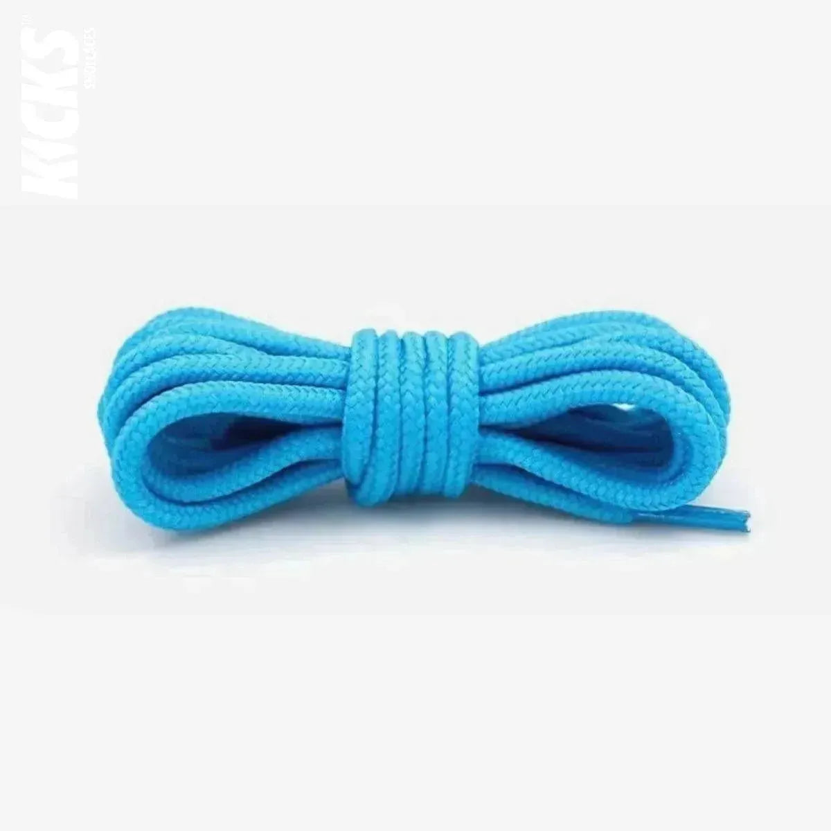 Sky blue replacement laces for Nike golf shoes, round shoelaces by Kicks Shoelaces