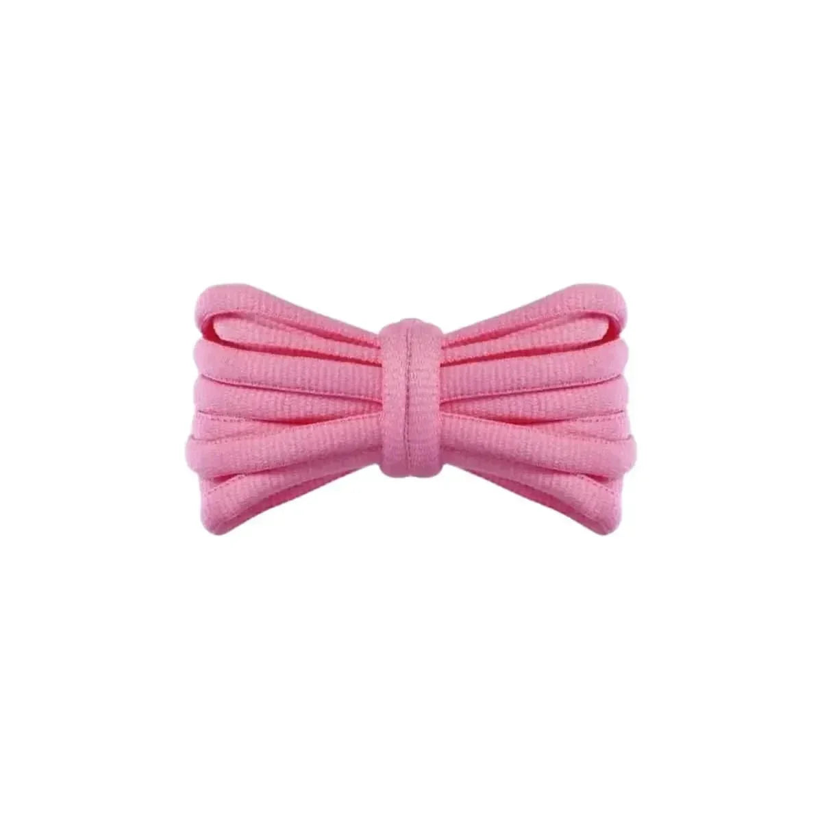Pink replacement thick oval shoelaces shoes and sneakers
