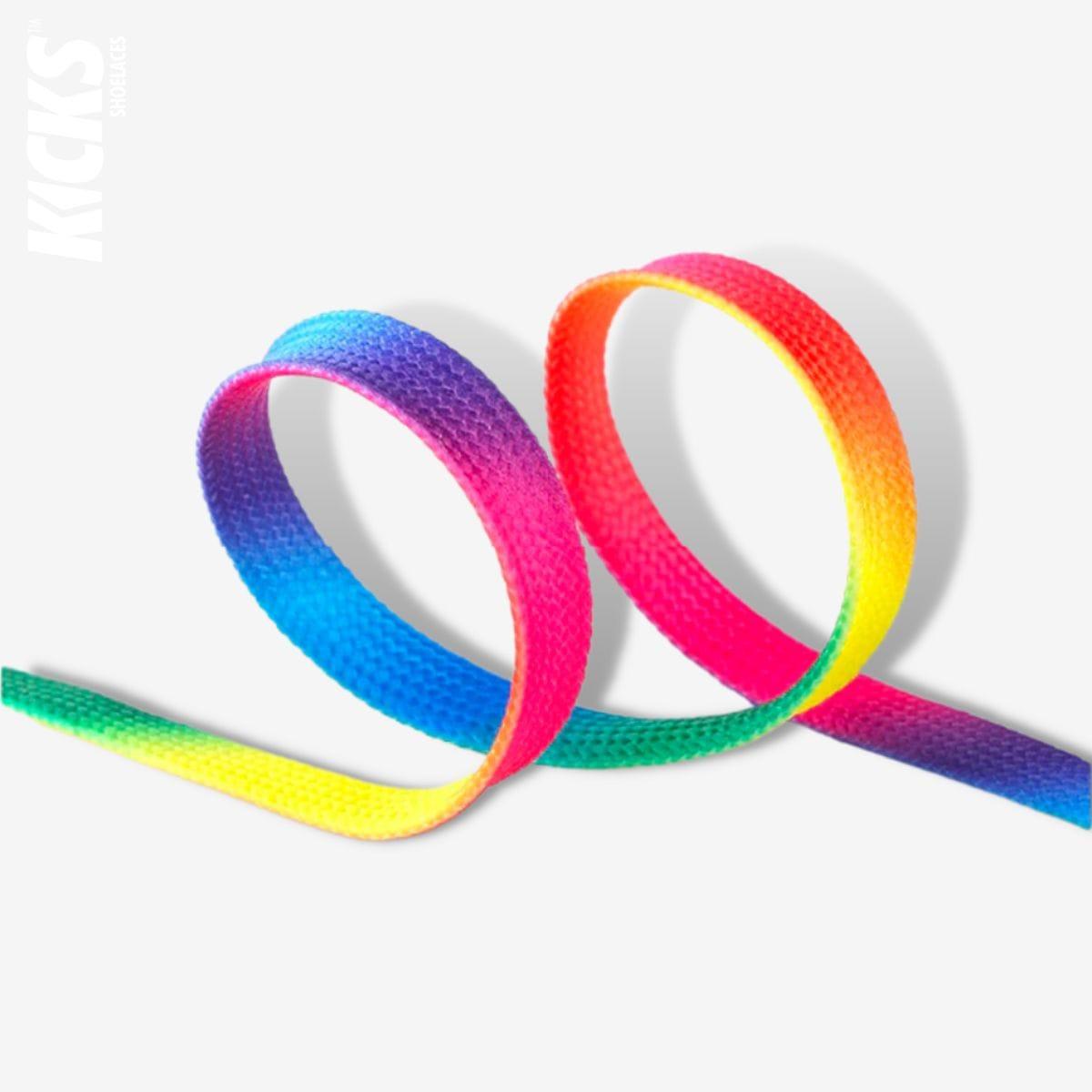 Rainbow Shoelaces - Kicks Shoelaces