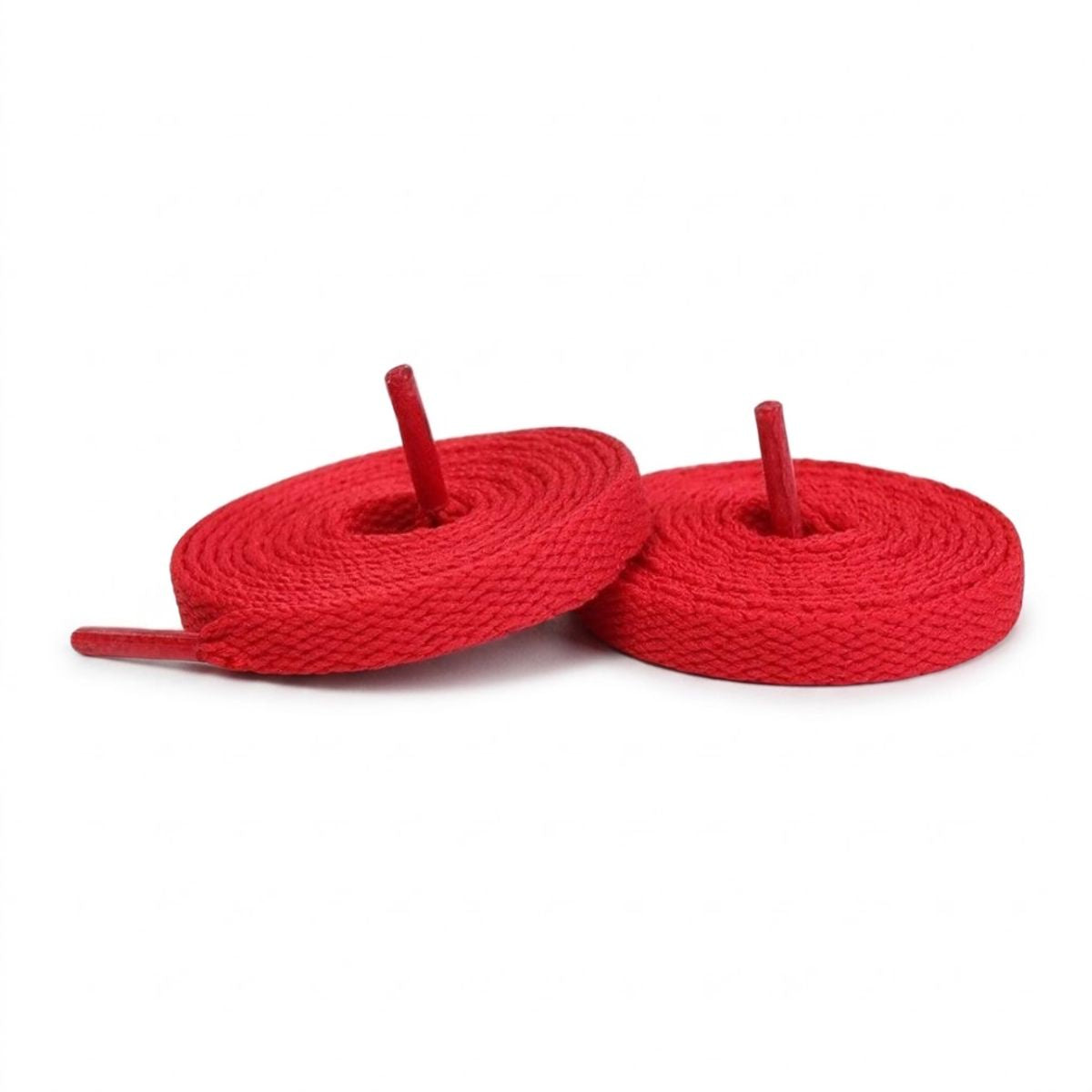 Converse Chuck Taylor high-top sneakers with red shoelaces for shoes, sneakers, and trainers by Kicks Shoelaces.
