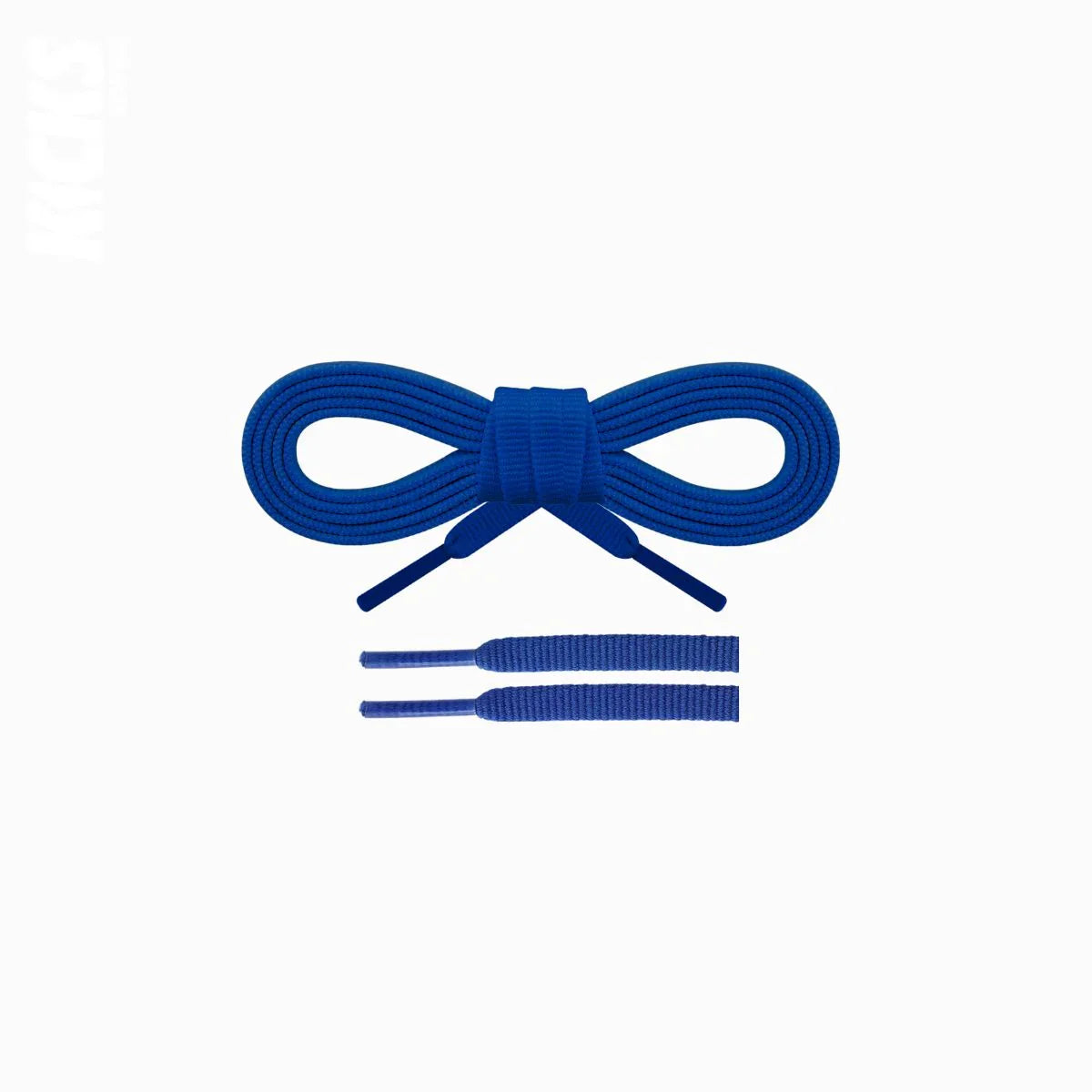 Royal blue replacement shoelaces for Brooks Adrenaline GTS 23 running shoes, supportive, durable laces for added comfort and stability by Kicks Shoelaces.