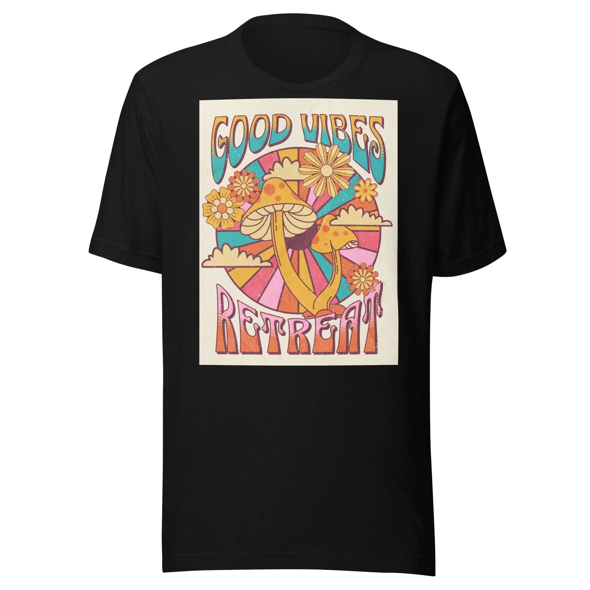 Tan Good Vibes Retreat T-Shirt