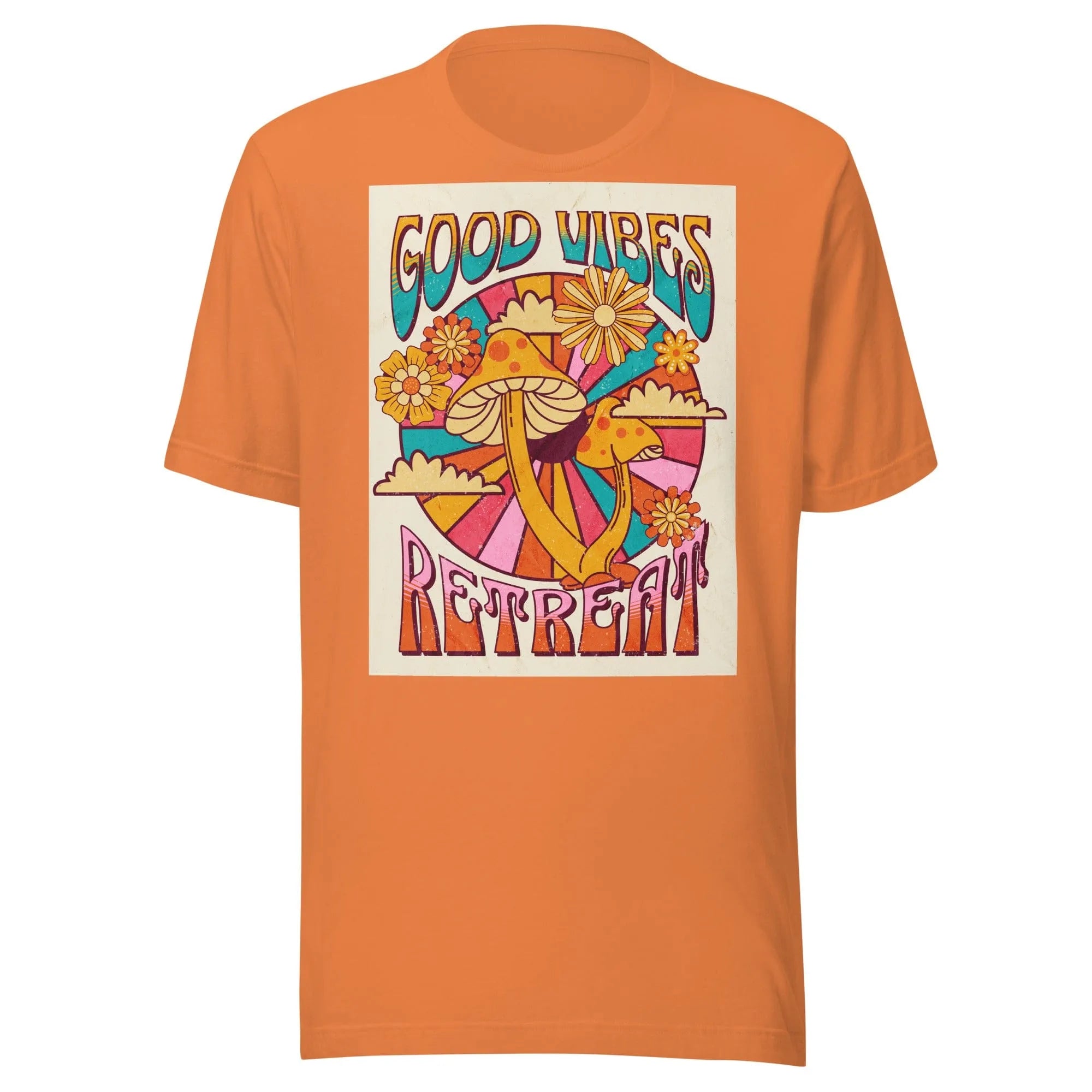 Coral Good Vibes Retreat T-Shirt