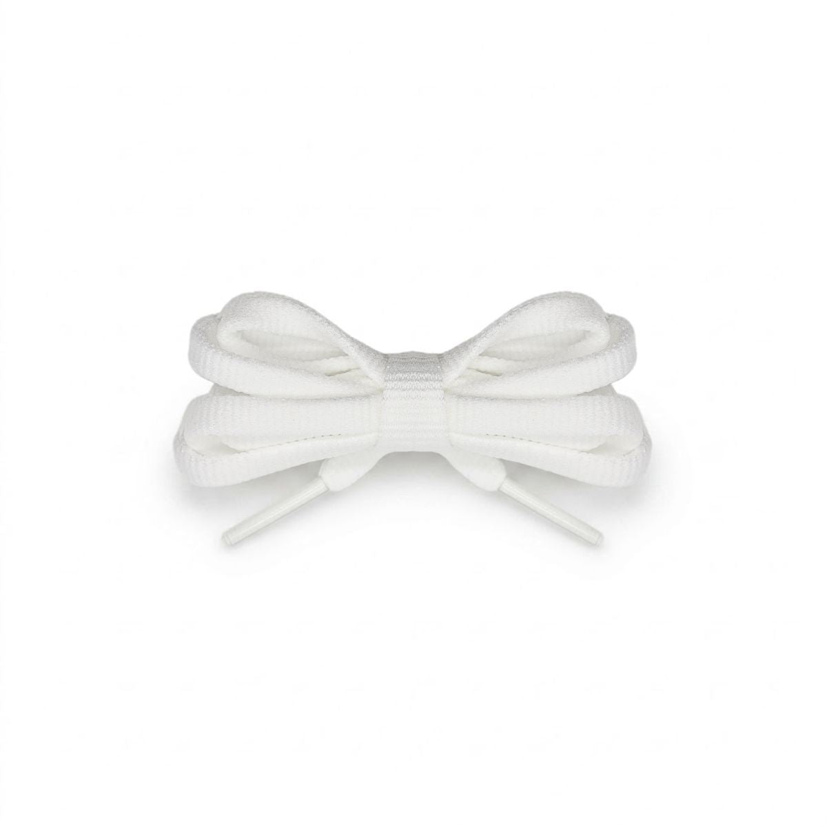 White replacement shoelaces for Brooks Ghost 15 running shoes, cushioned and durable laces for everyday runners by Kicks Shoelaces.