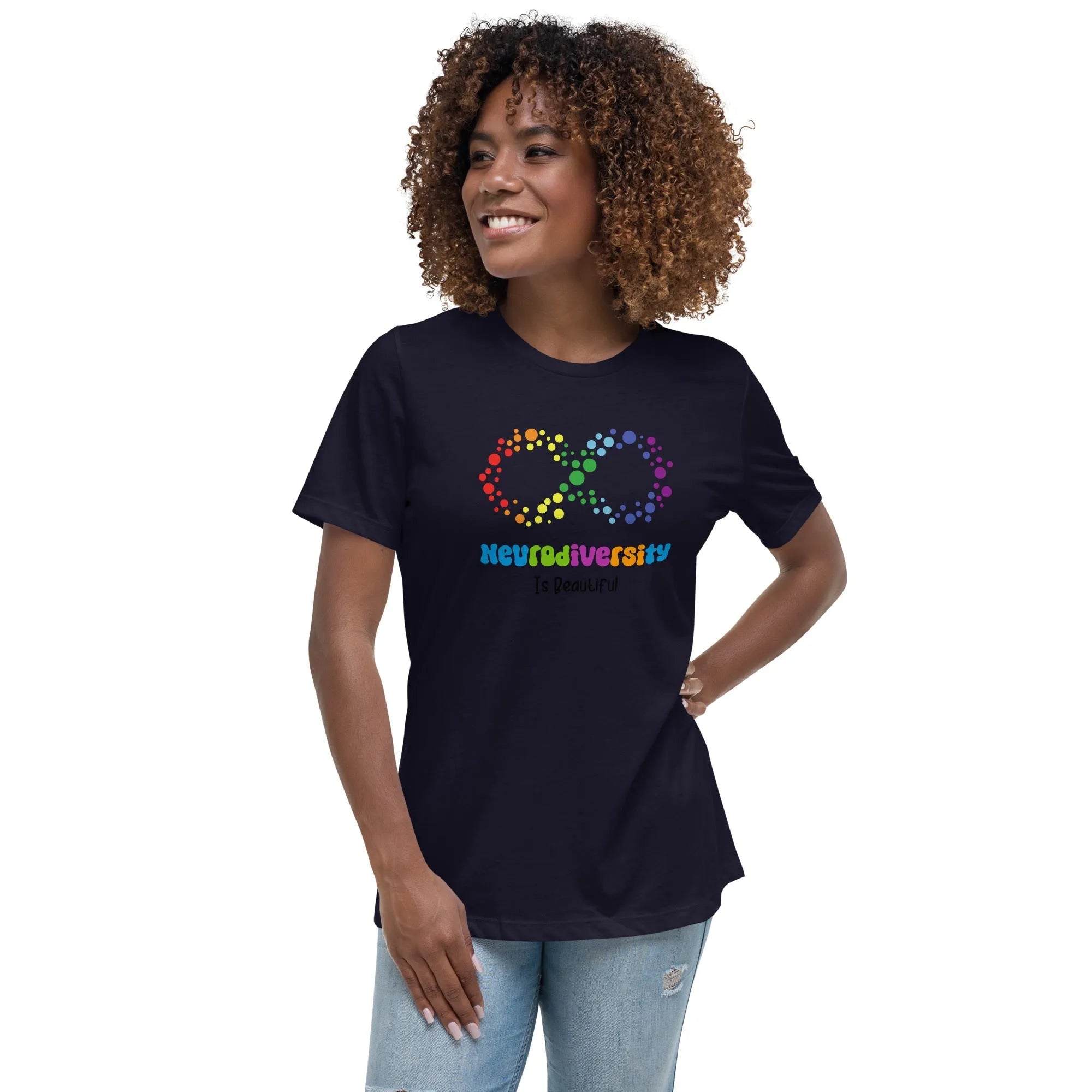 Women's Autism Neurodiversity Custom T-Shirt - Kicks Shoelaces