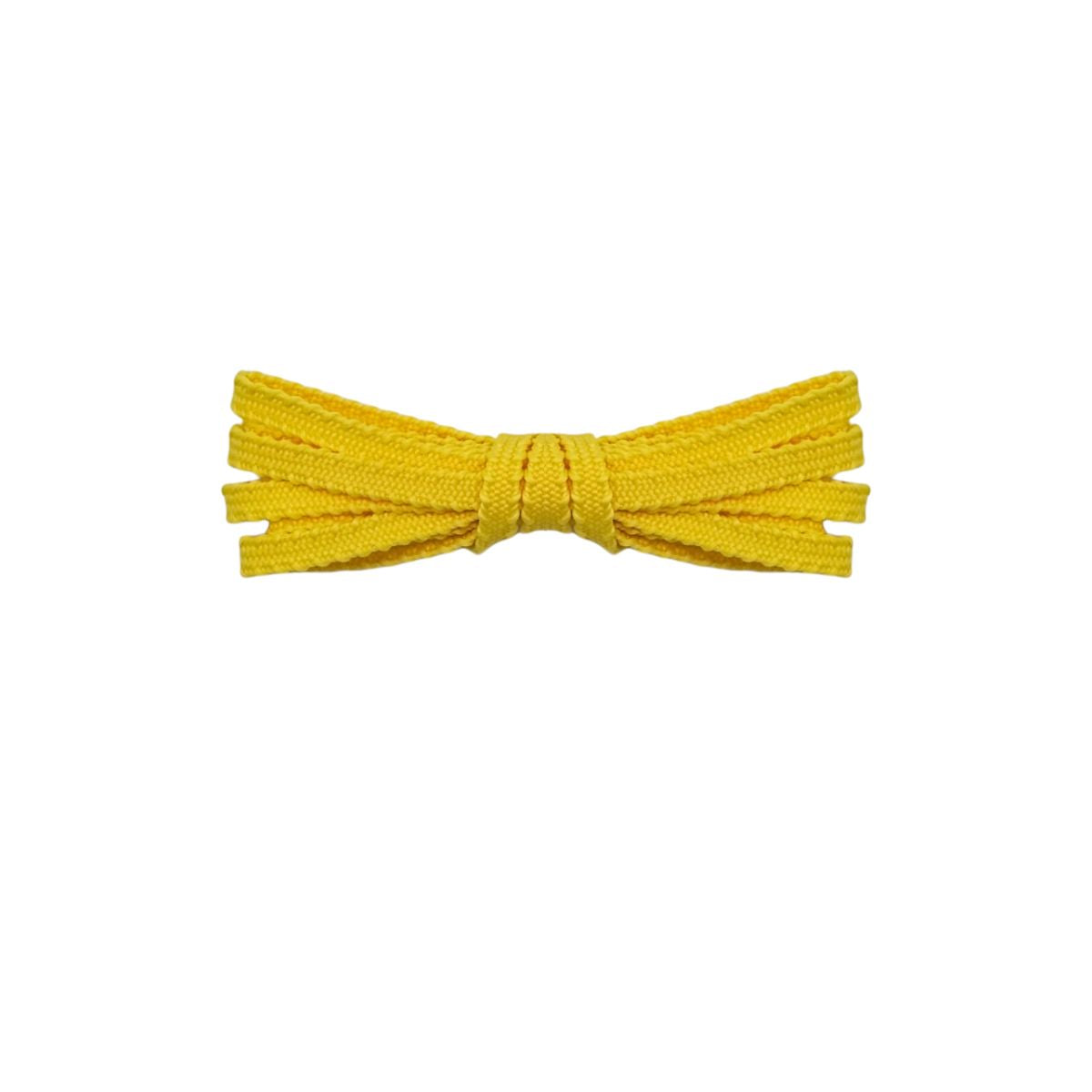 Yellow sawtooth laces for Asics Megablast running shoes by Kicks Shoelaces