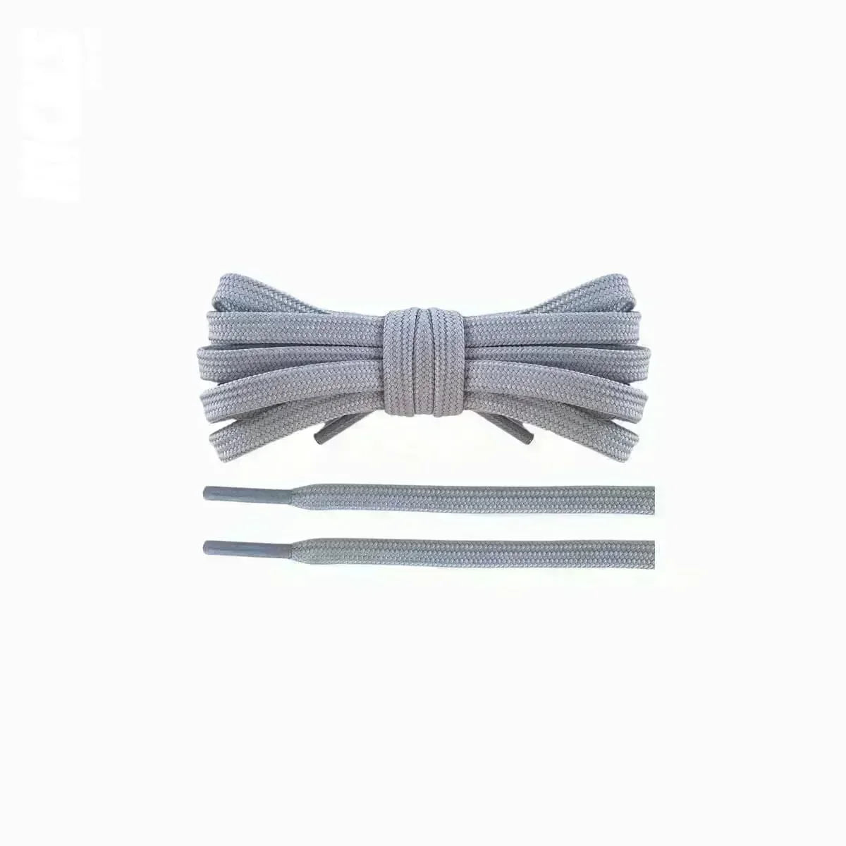 Light grey replacement laces for Adidas Adizero Adios Pro 4 running shoes by Kicks Shoelaces.