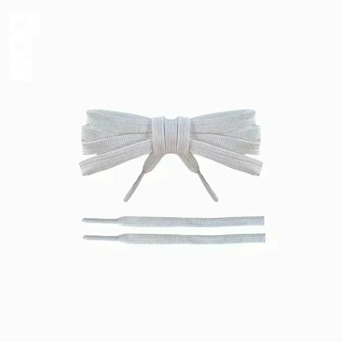White replacement laces for Adidas Adizero Adios Pro 4 running shoes by Kicks Shoelaces.