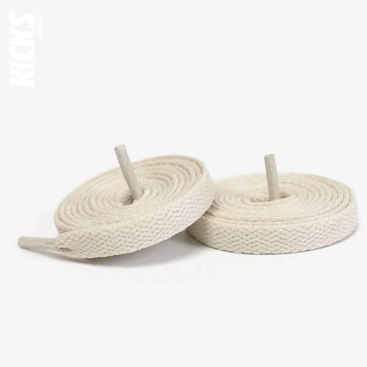 Adidas Galaxy 7 beige replacement shoe laces by Kicks Shoelaces