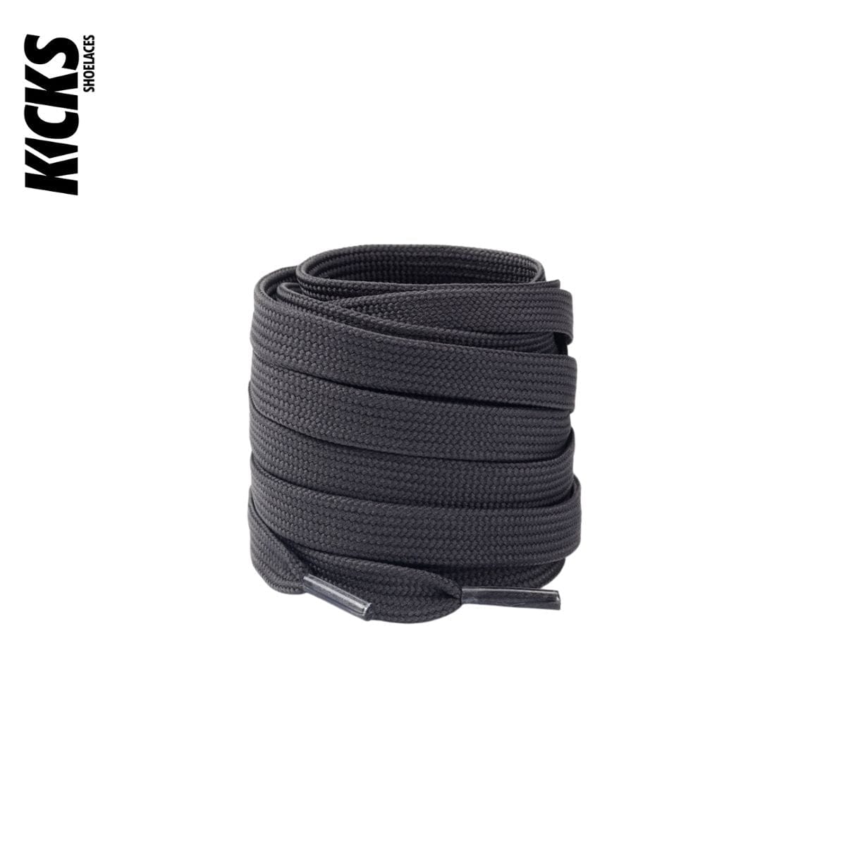 Dark Grey Replacement Shoe Laces for Adidas NMD Sneakers by Kicks Shoelaces