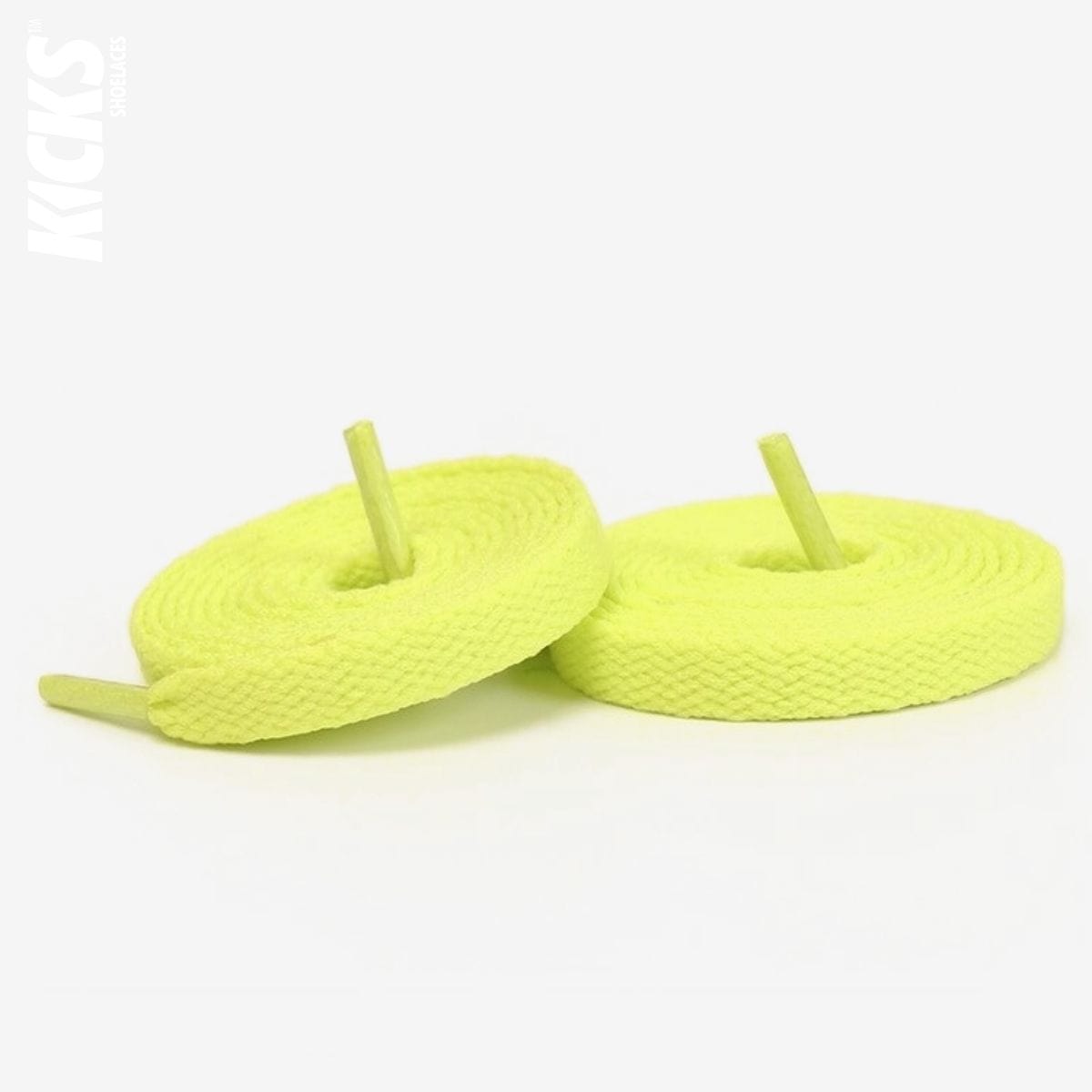 Fluorescent Yellow Replacement Adidas Shoe Laces for Adidas Stan Smith Sneakers by Kicks Shoelaces