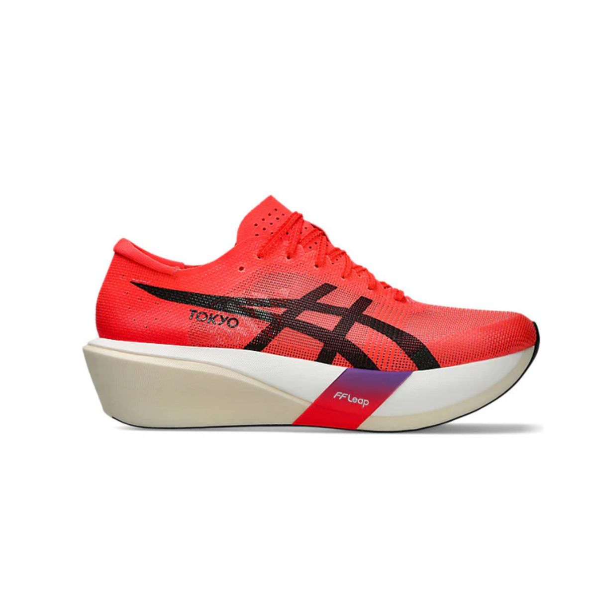 Replacement sawtooth laces for Asics Metaspeed Edge Tokyo running shoes by Kicks Shoelaces