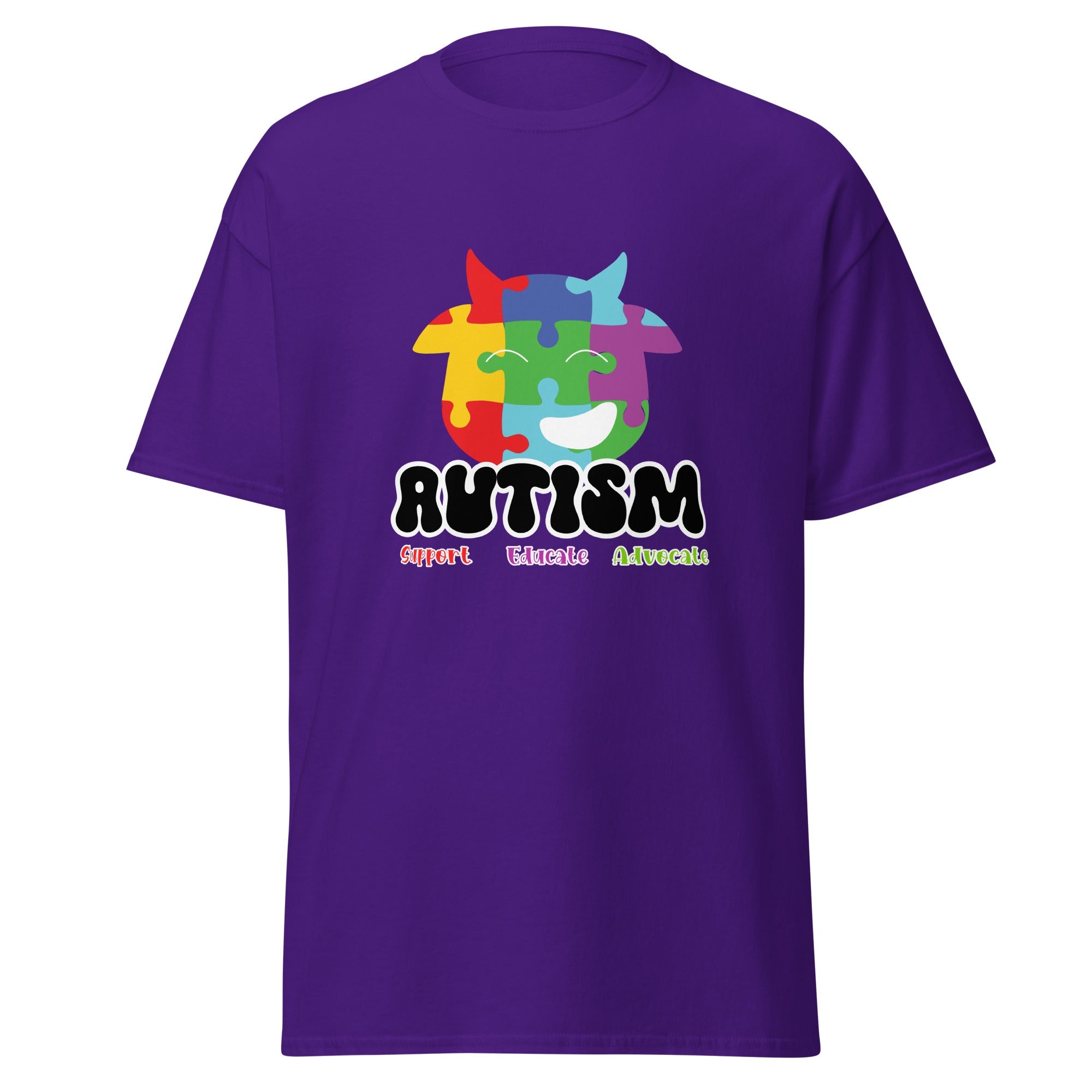 Autism Advocate Mens Custom T Shirt - Kicks Shoelaces