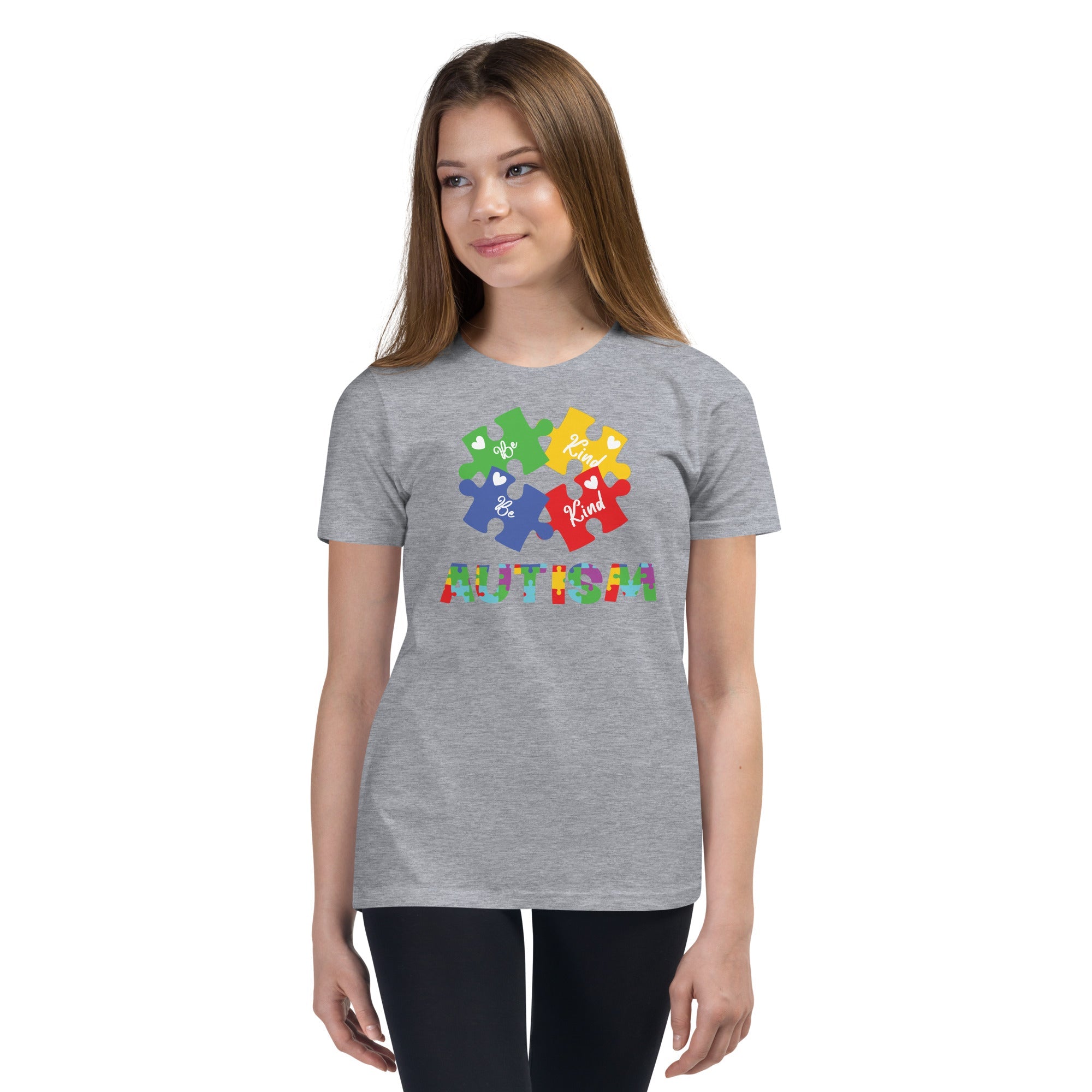 Autism Be Kind Youth Graphic Tees - Kicks Shoelaces