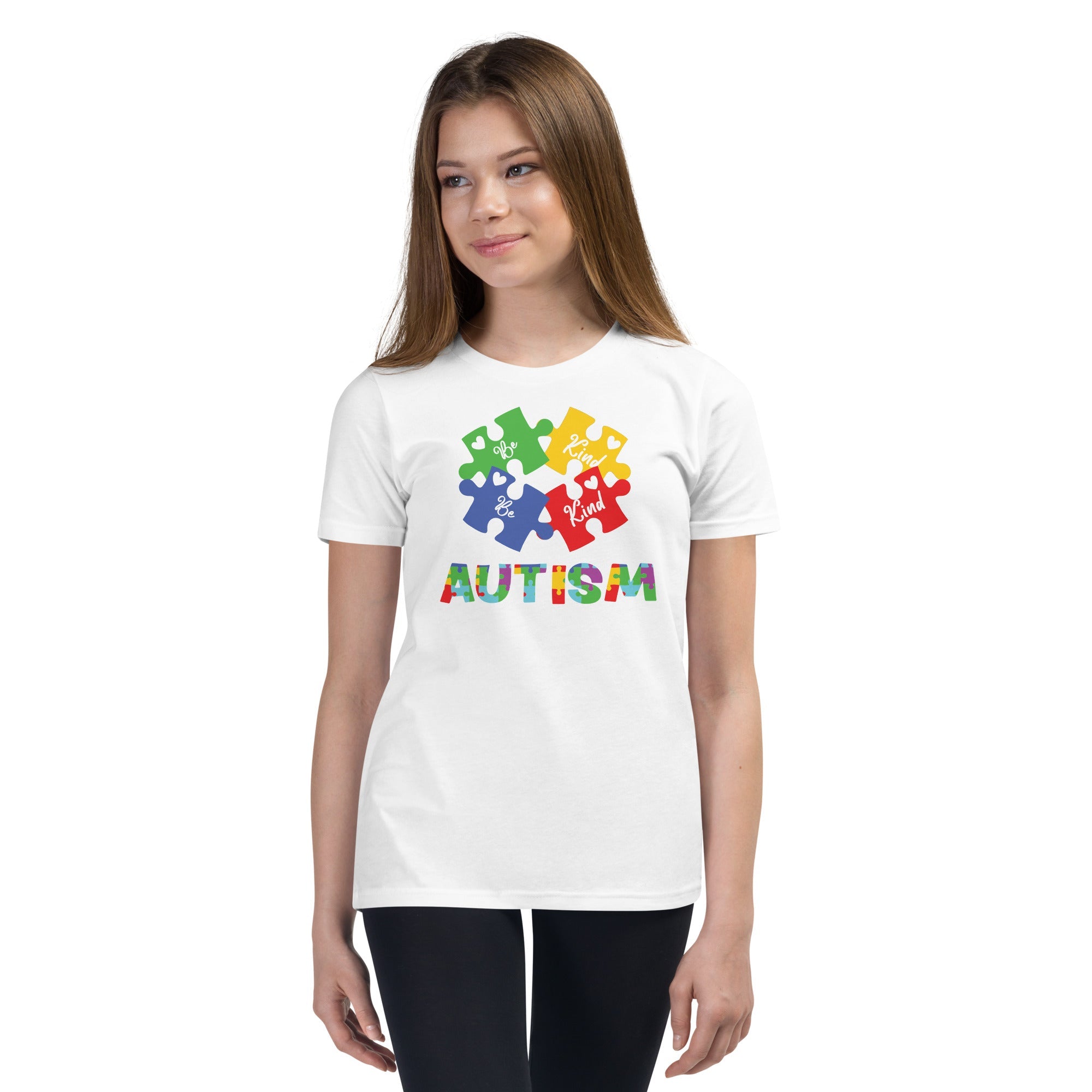 Autism Be Kind Youth Graphic Tees - Kicks Shoelaces