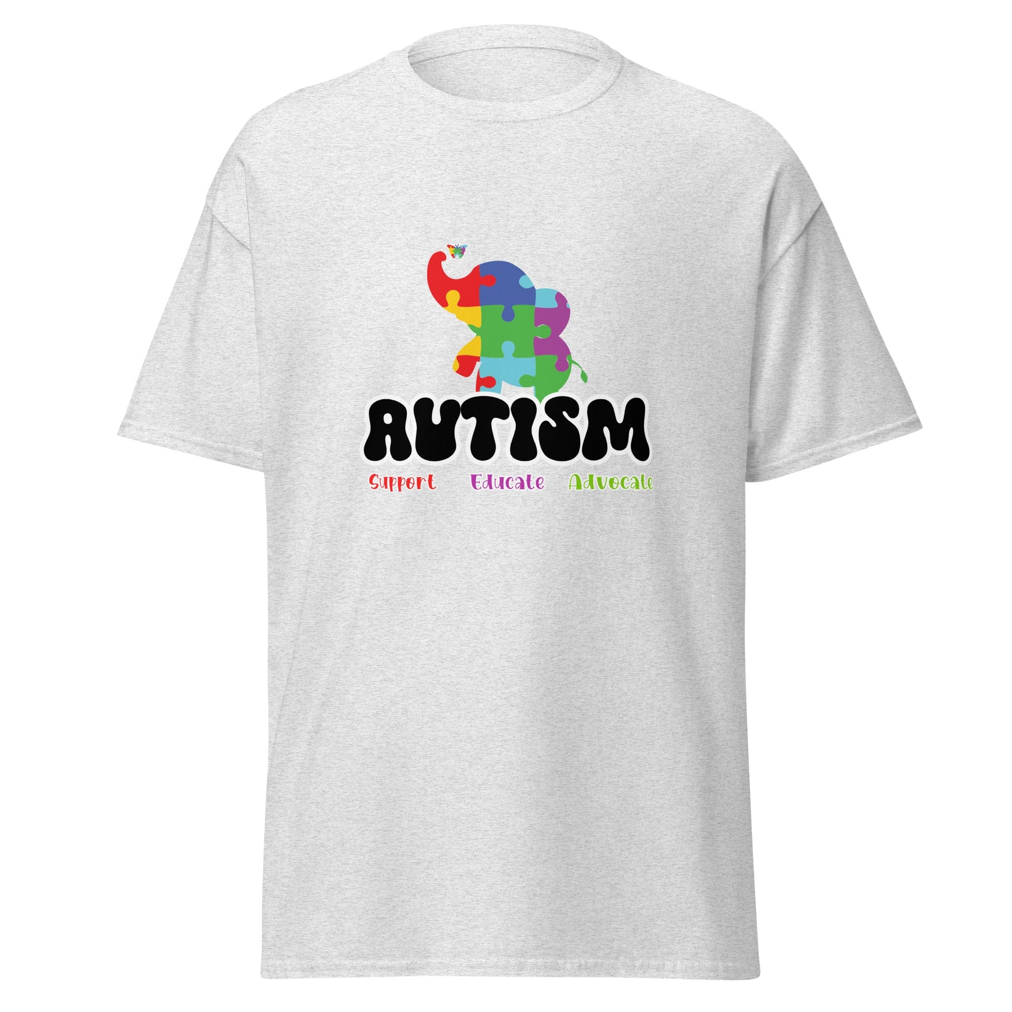 Autism Elephant Mens Custom T Shirt - Kicks Shoelaces