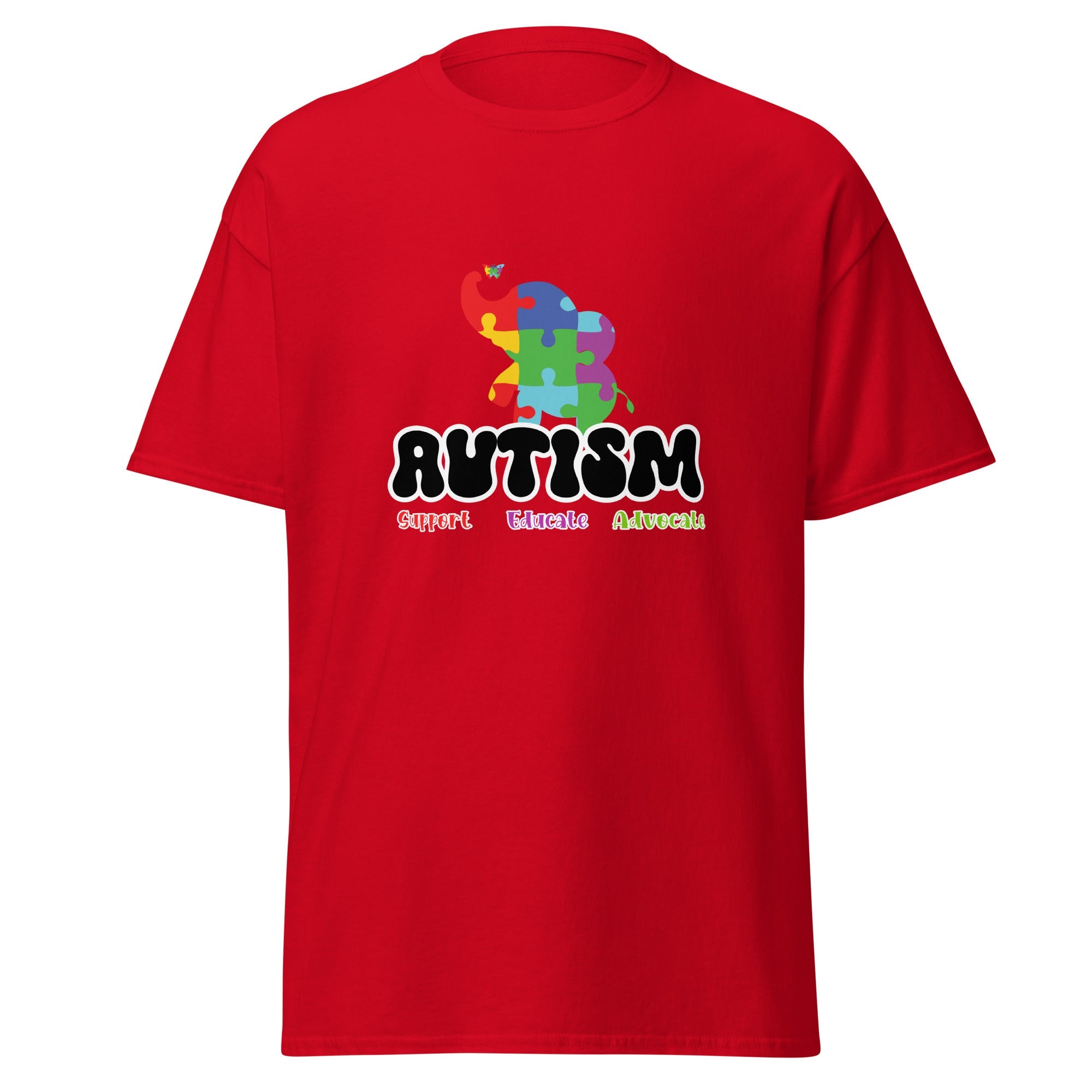 Autism Elephant Mens Custom T Shirt - Kicks Shoelaces