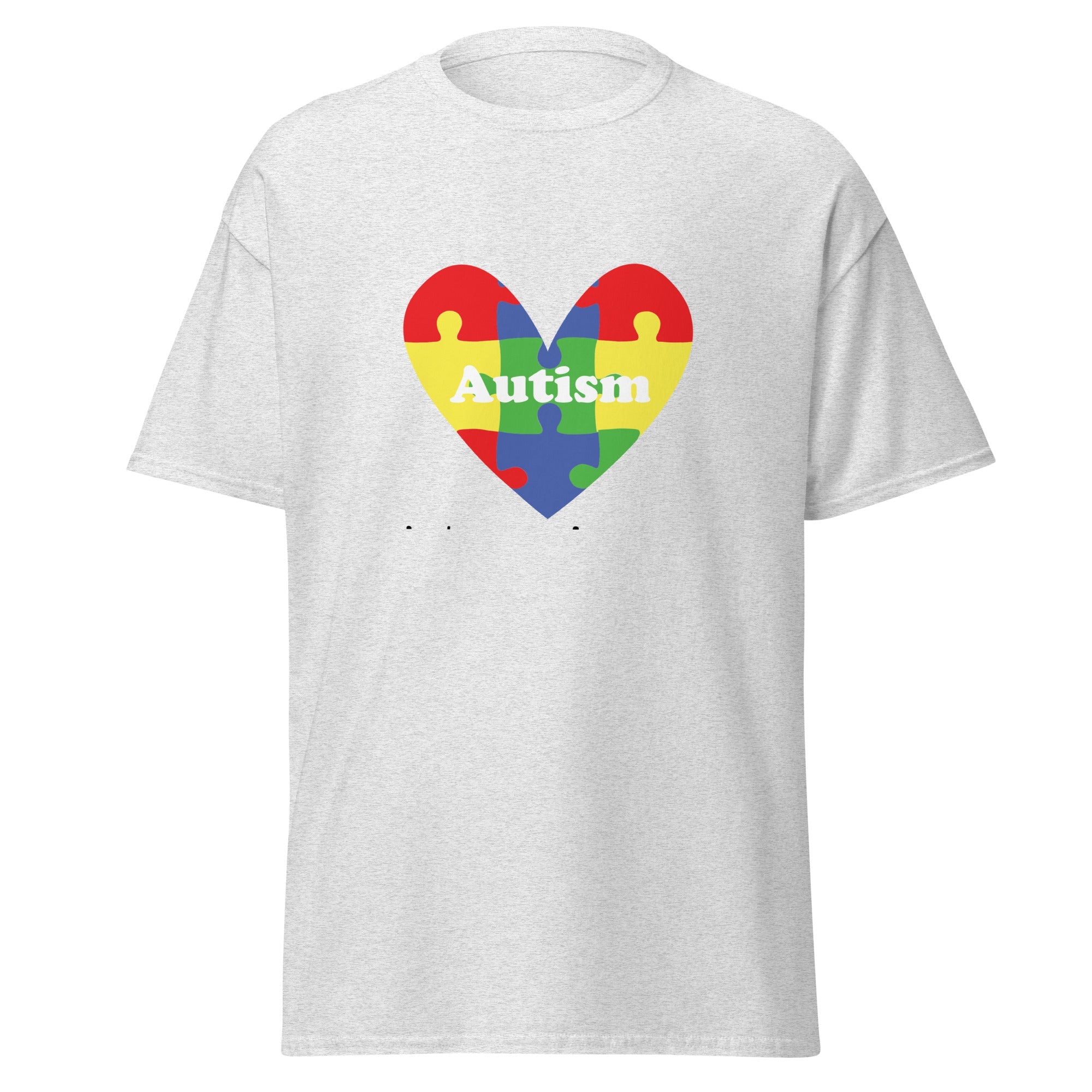 Autism Heart Mens Custom T Shirt - Kicks Shoelaces