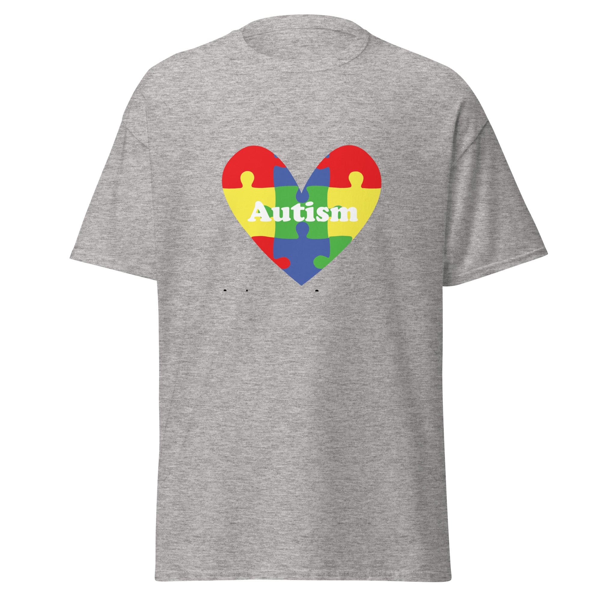 Autism Heart Mens Custom T Shirt - Kicks Shoelaces