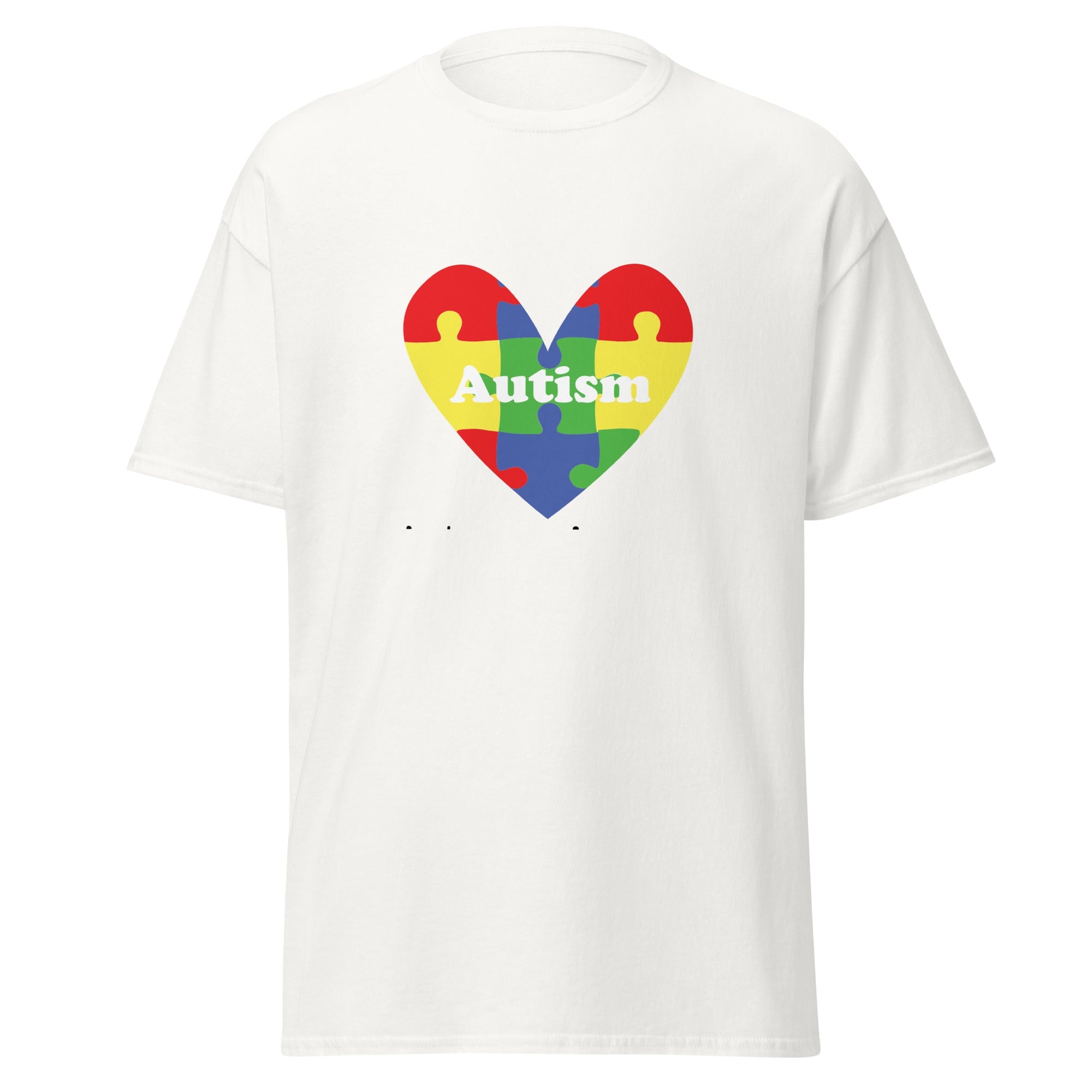 Autism Heart Mens Custom T Shirt - Kicks Shoelaces