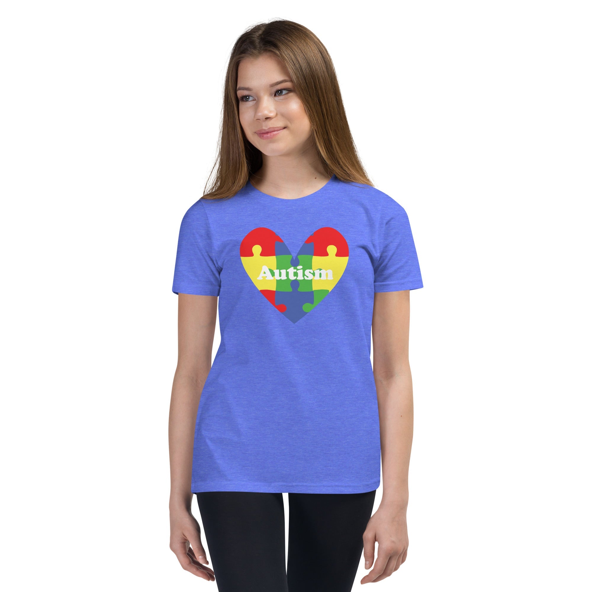 Autism Heart Youth Graphic Tees - Kicks Shoelaces