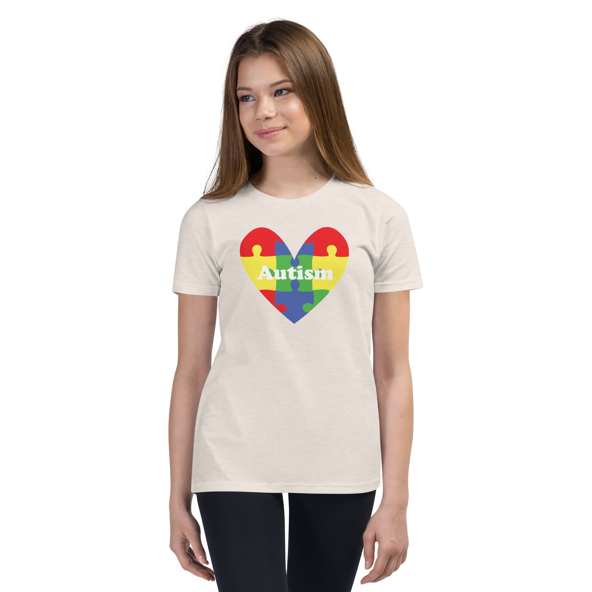 Autism Heart Youth Graphic Tees - Kicks Shoelaces