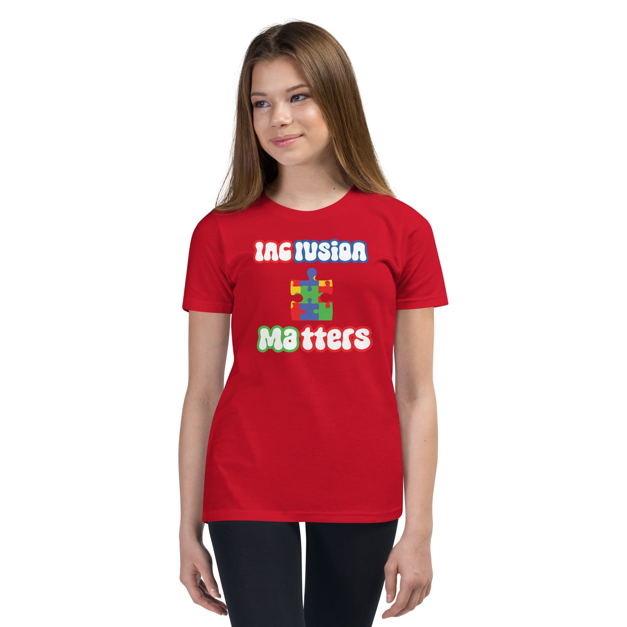 Autism Inclusion Matters Youth Graphic Tees - Kicks Shoelaces