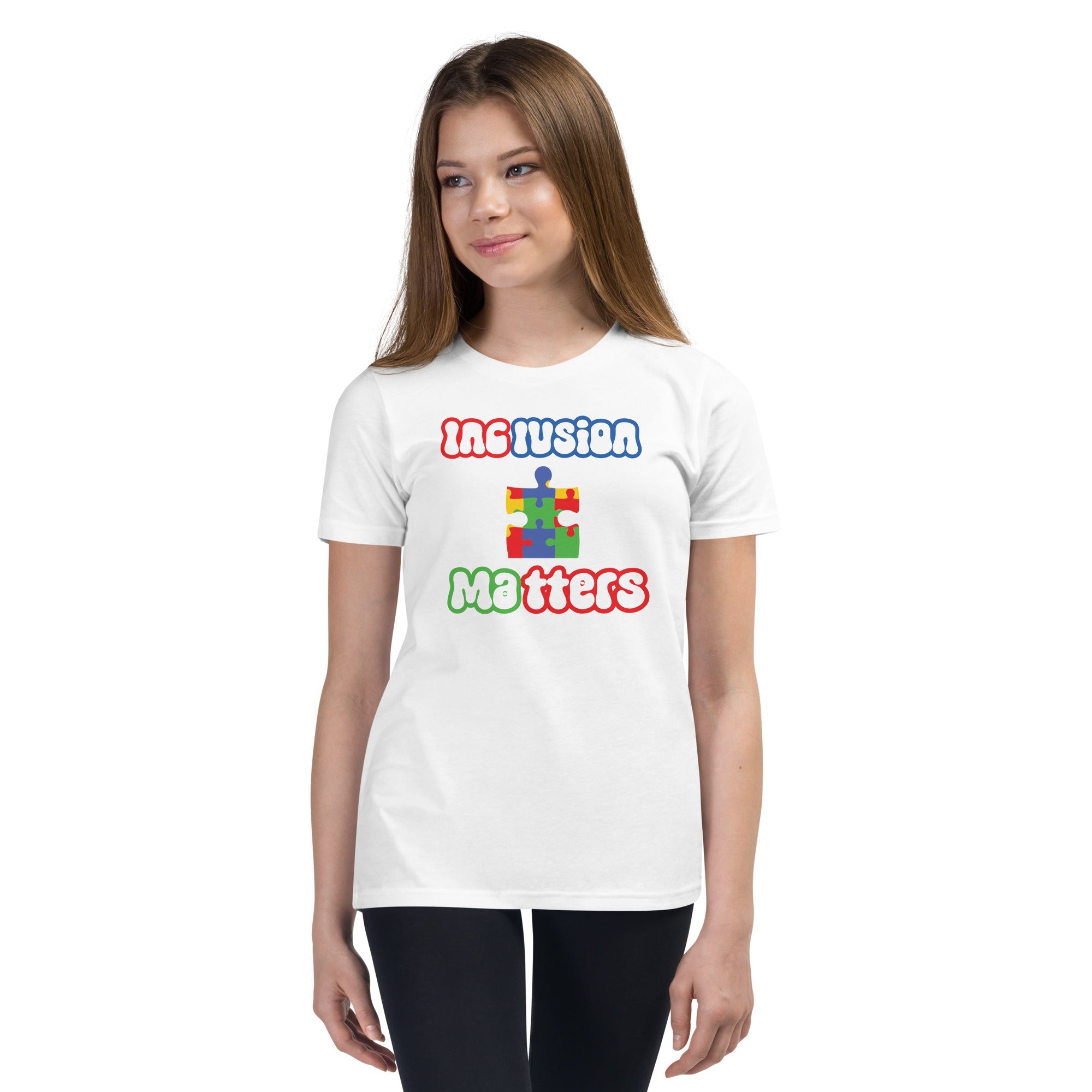 Autism Inclusion Matters Youth Graphic Tees - Kicks Shoelaces