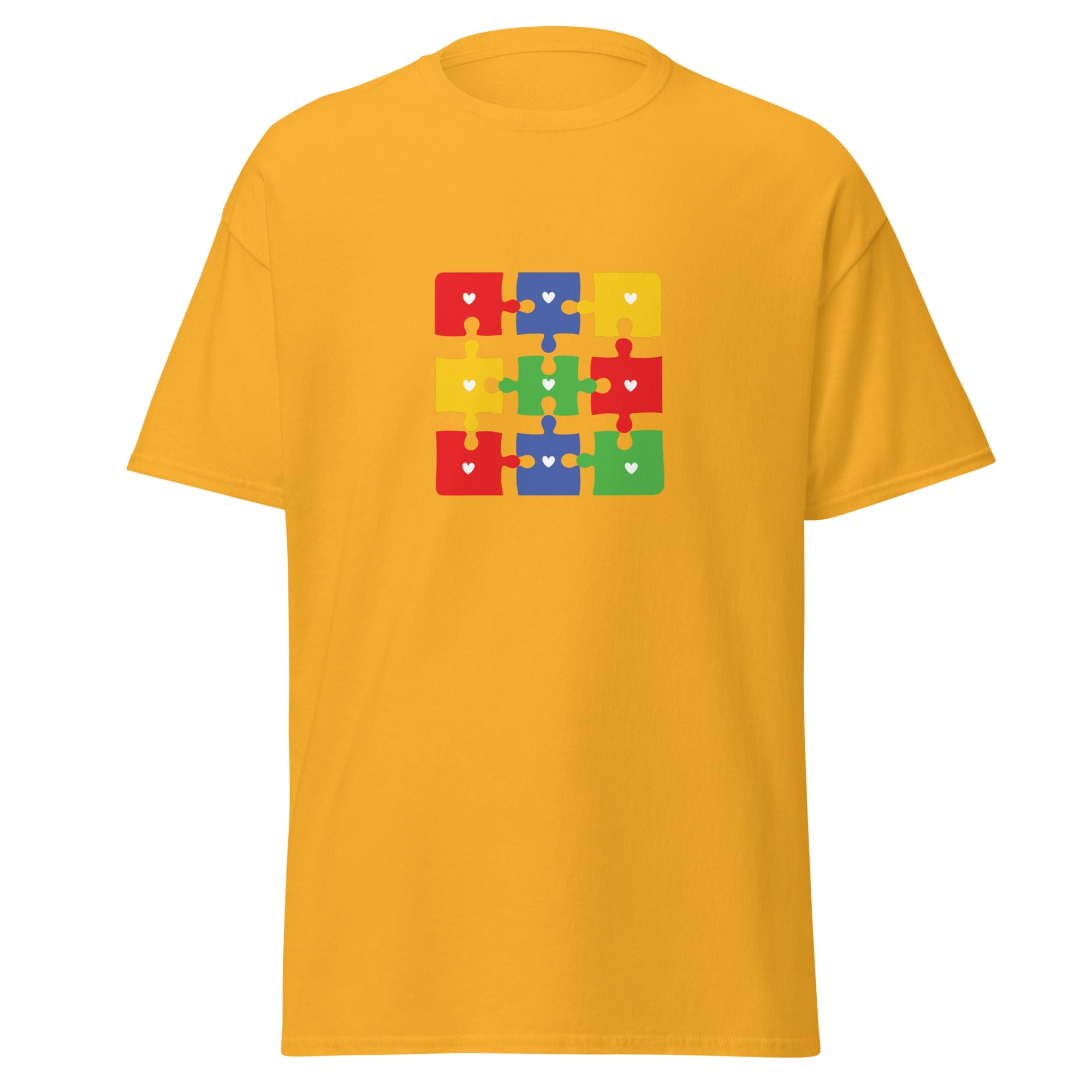 Autism Jigsaw Mens Custom T Shirt - Kicks Shoelaces