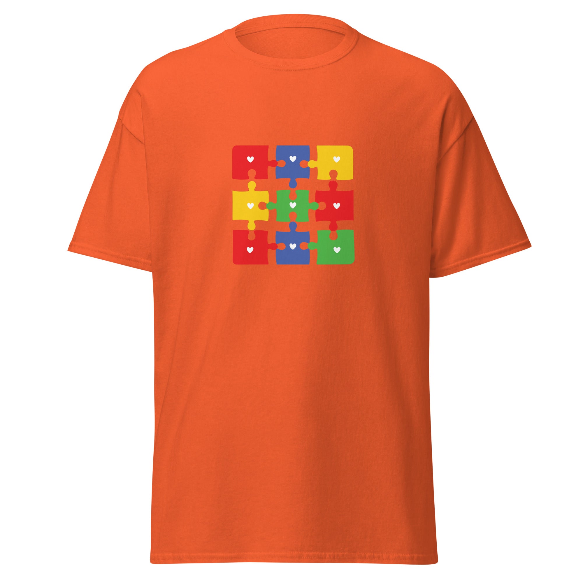 Autism Jigsaw Mens Custom T Shirt - Kicks Shoelaces